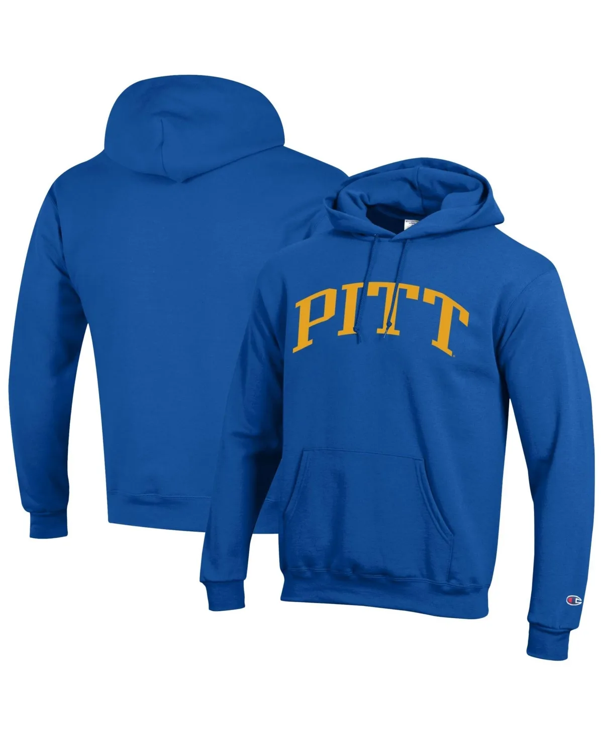 Pitt Panthers Basic Arch Fleece Pullover Hoodie by Champion