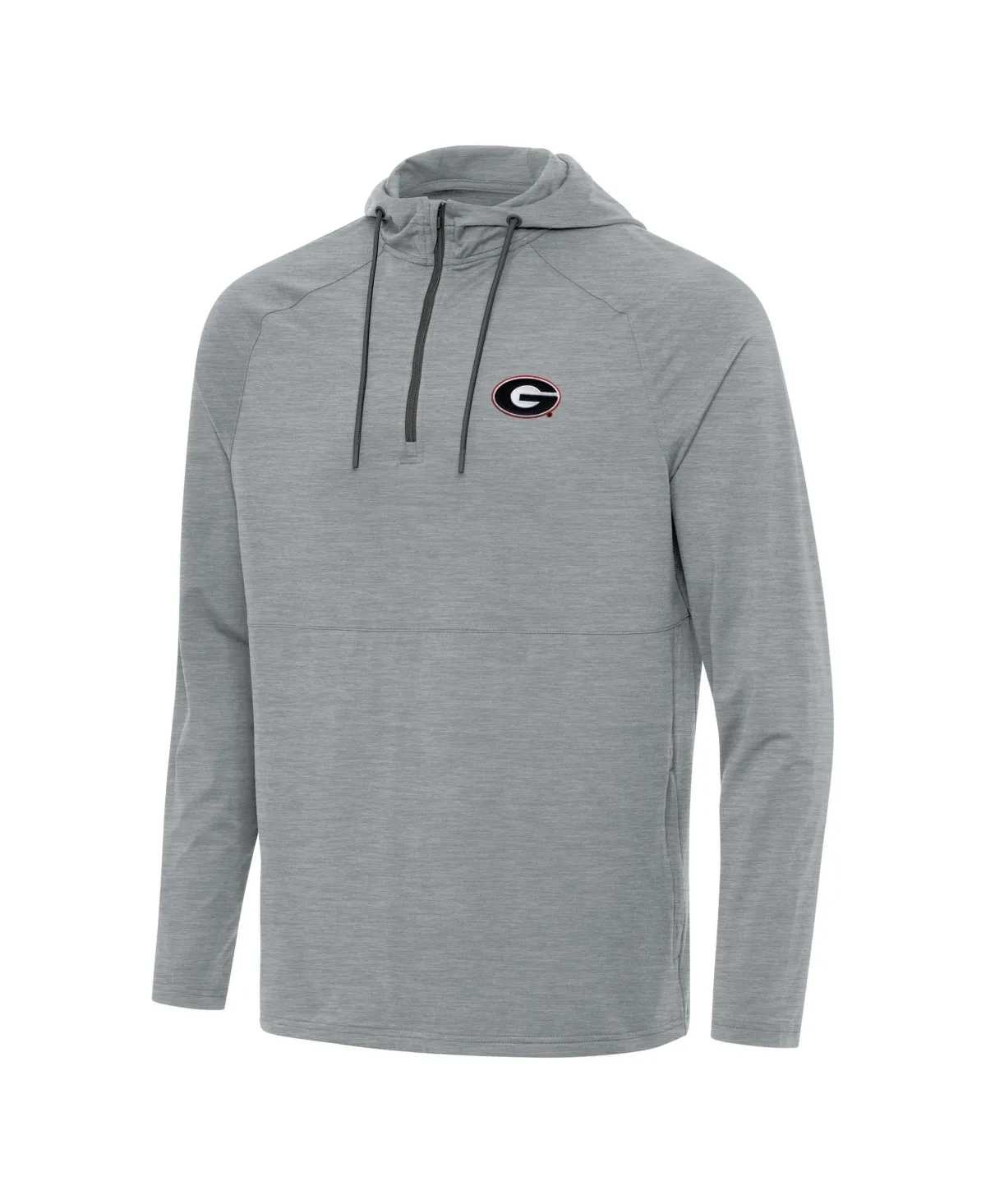 Georgia Bulldogs Spikes Quarter-Zip Hoodie by Antigua