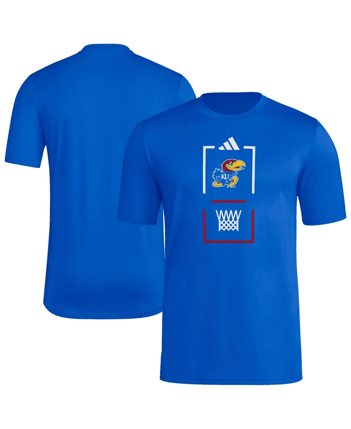 Kansas Jayhawks On-Court Pregame T-Shirt by adidas