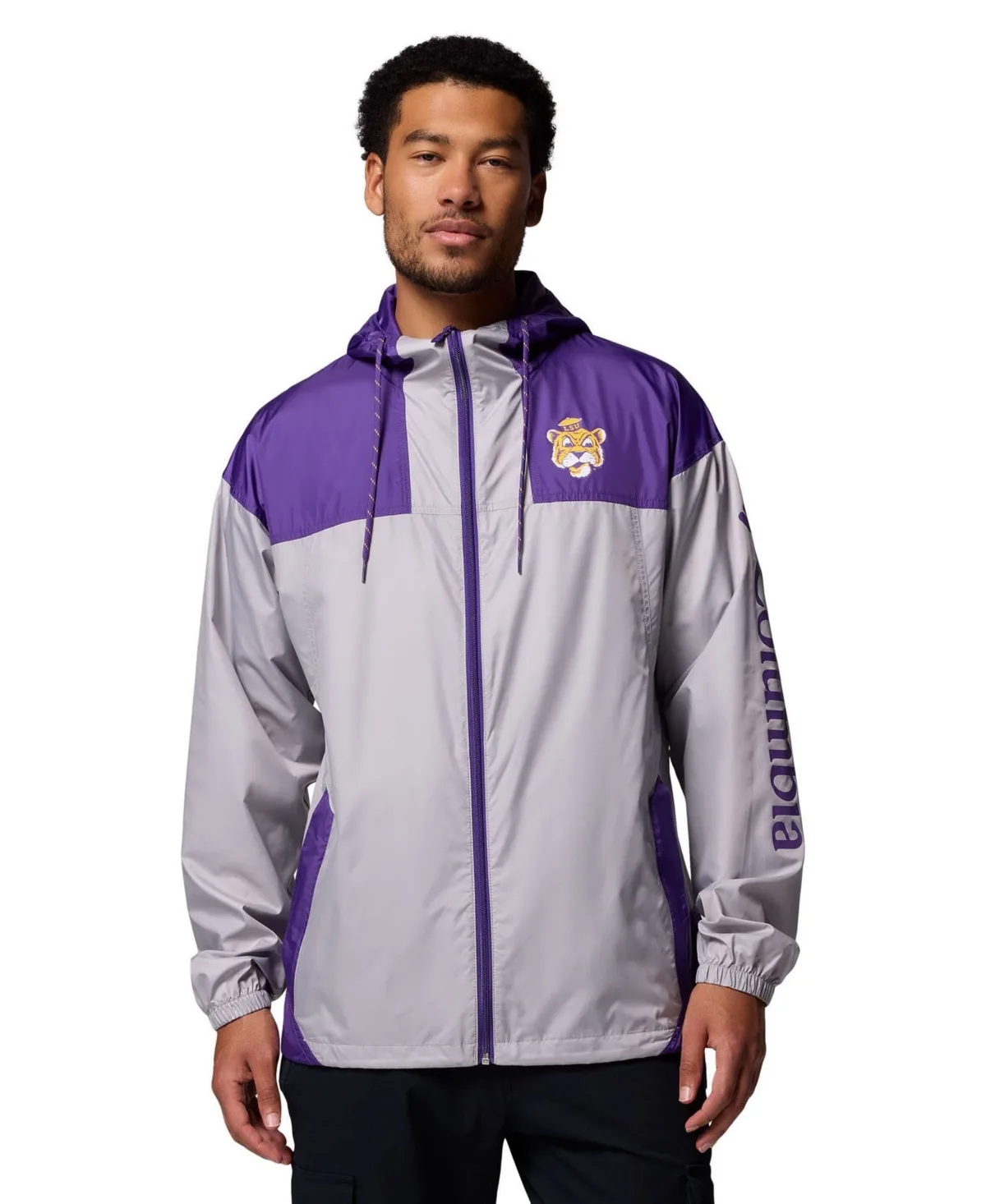 Lsu Tigers Flash Challenger II Windbreaker Jacket by Columbia