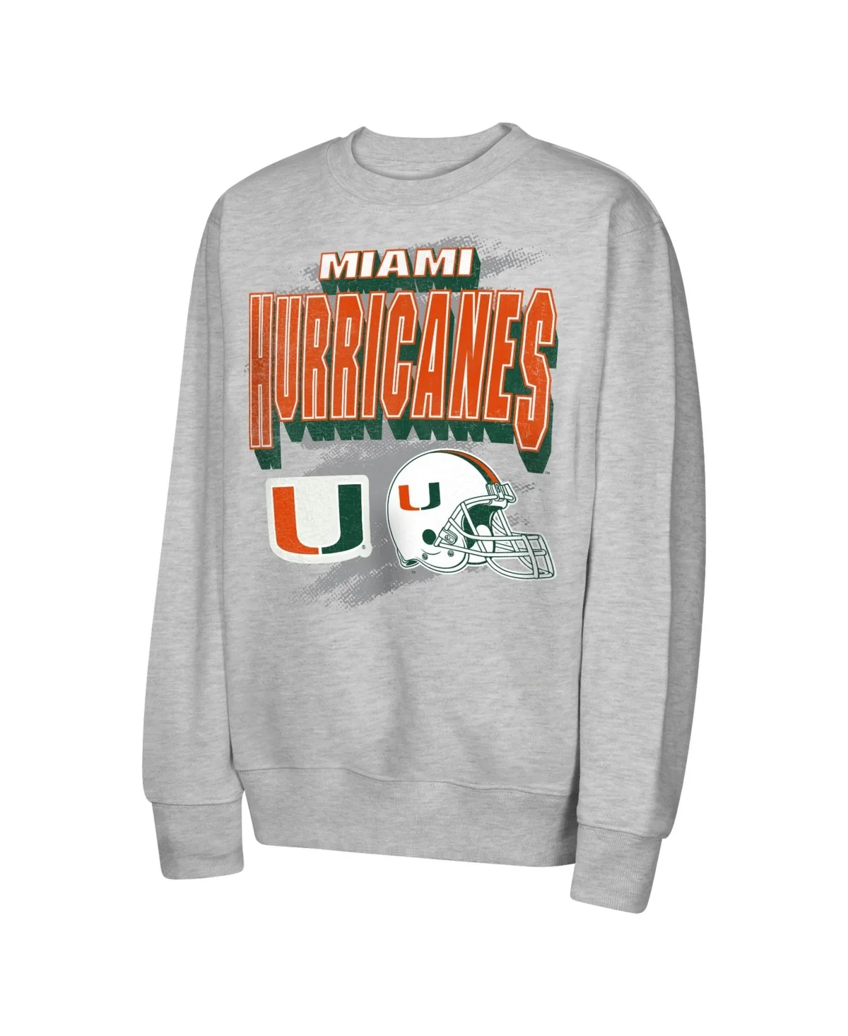 Miami Hurricanes Wild Card Fleece Sweatshirt by Outerstuff