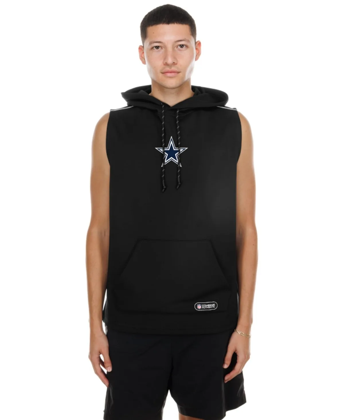 Dallas Cowboys Combine Authentic Sleeveless Hoodie by New Era