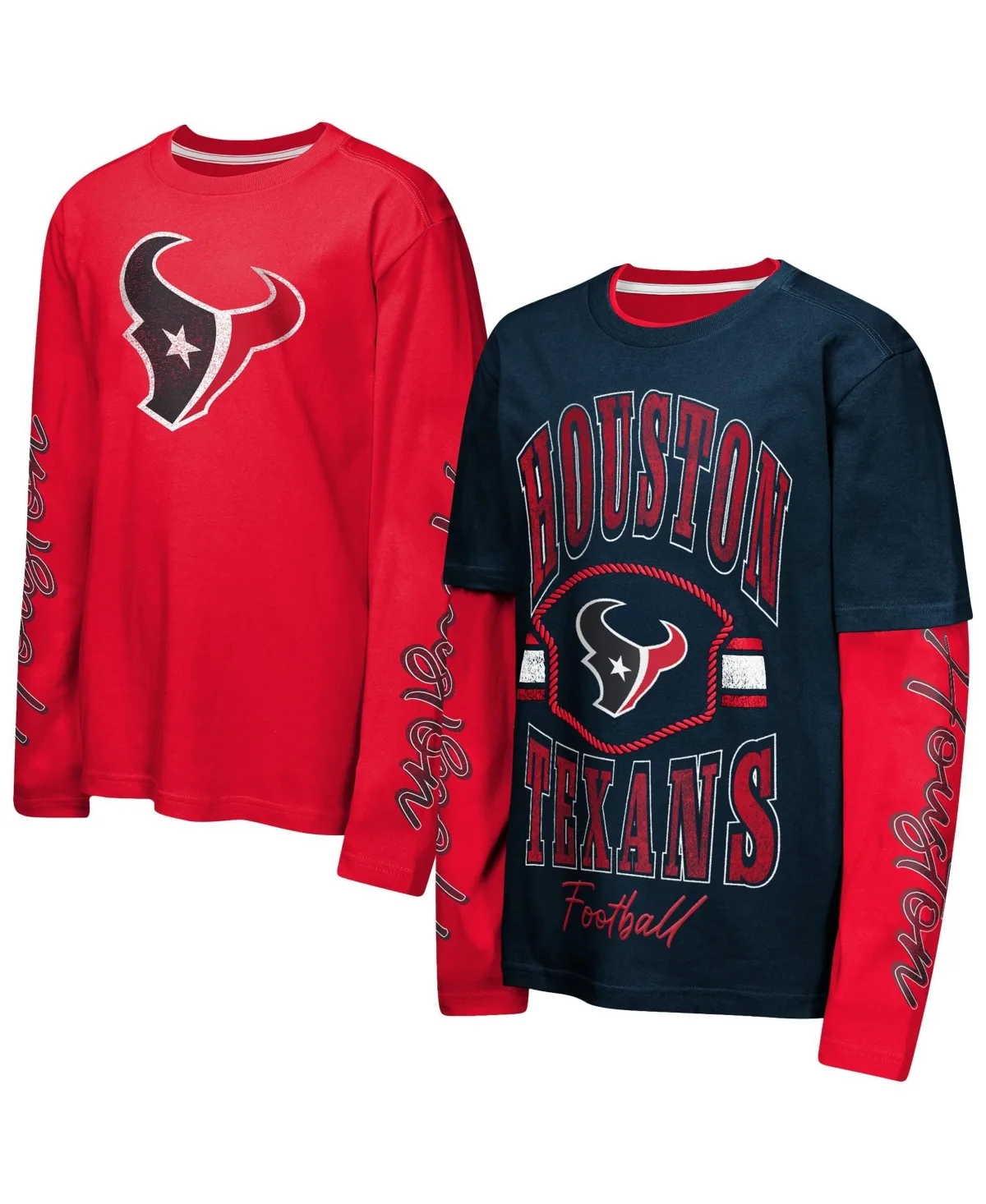 Houston Texans Motion T-Shirt Combo Set, 2-Piece by Outerstuff