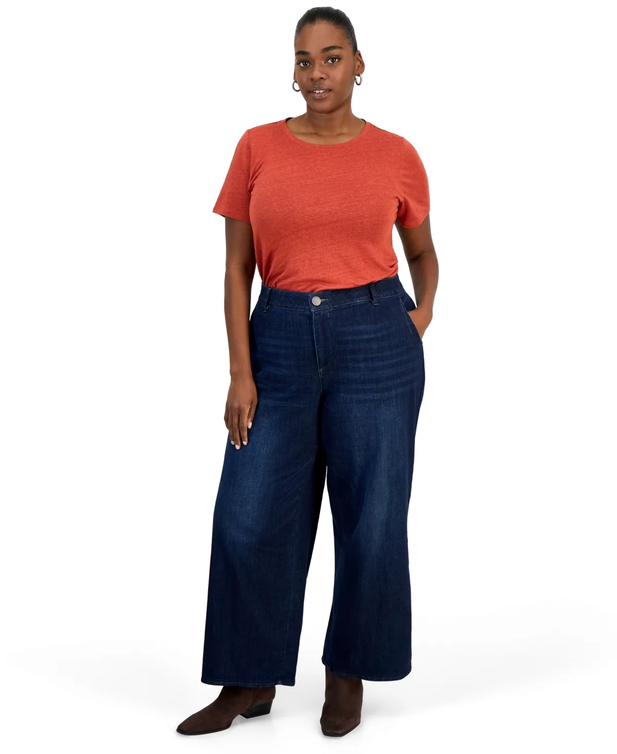 High-Rise Wide-Leg Jeans by Democracy