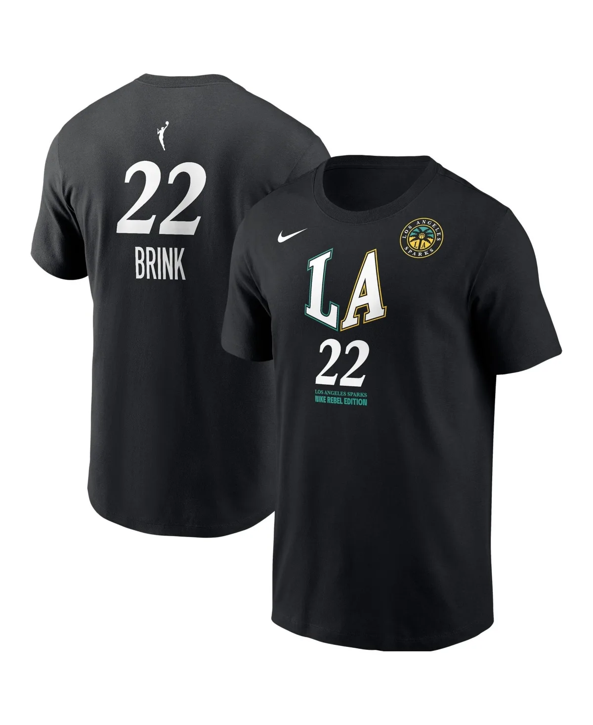 Cameron Brink Los Angeles Sparks Name & Number Rebel Edition T-Shirt by Nike