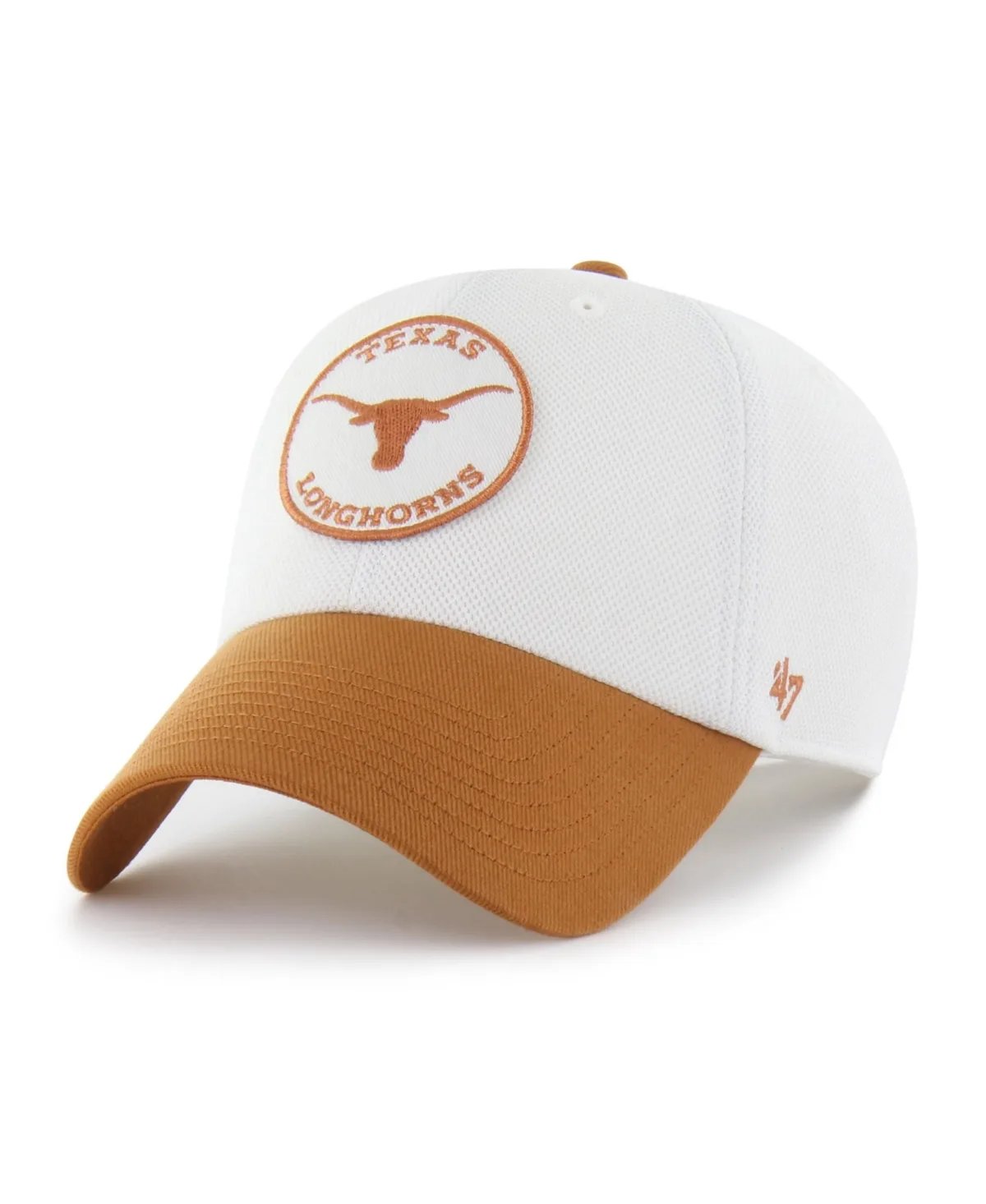 Texas Longhorns Pique Patch Clean Up Adjustable Hat by 47 Brand