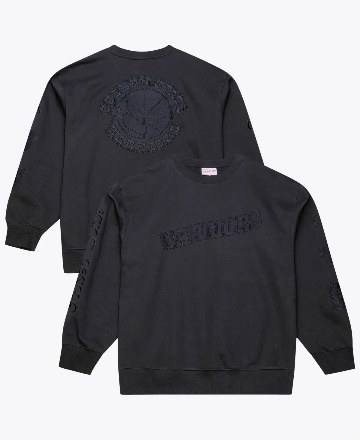 Golden State Warriors Phantom Fleece Sweatshirt by Mitchell & Ness