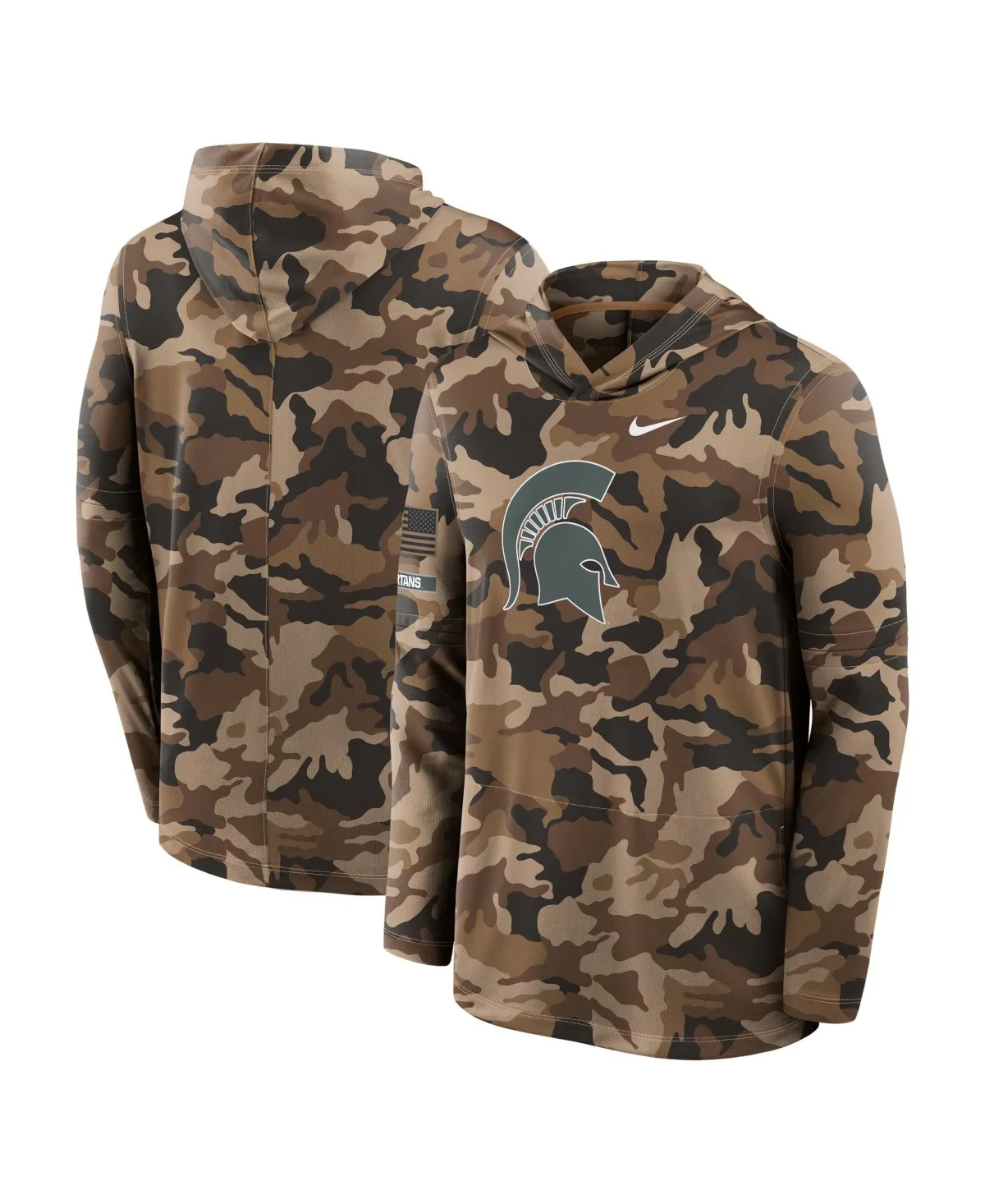 Michigan State Spartans 2026 Appreciation Sideline Dri-Fit Hooded Long-Sleeve Sweatshirt by Nike