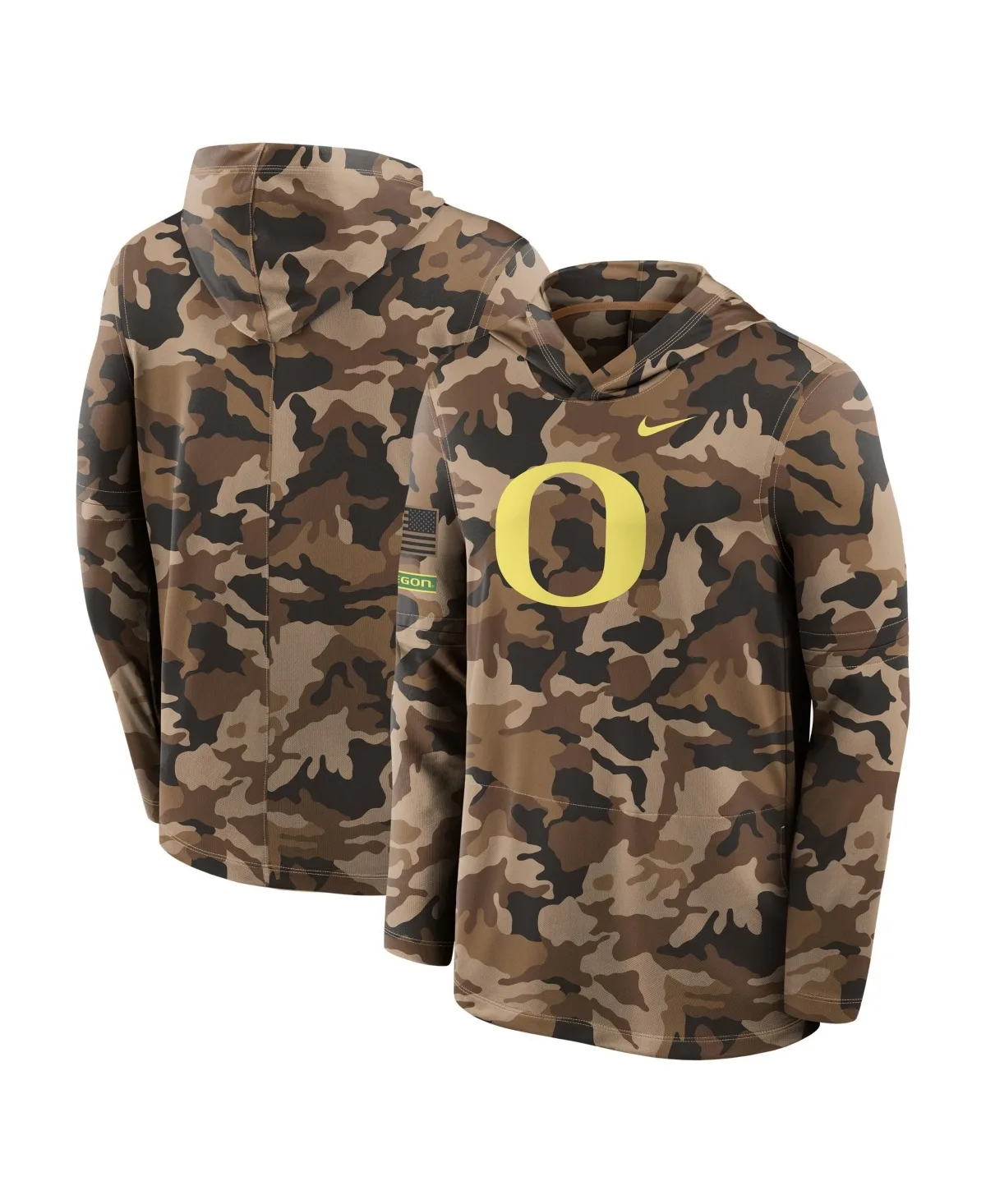 Oregon Ducks 2026 Appreciation Sideline Dri-Fit Hooded Long-Sleeve T-Shirt by Nike