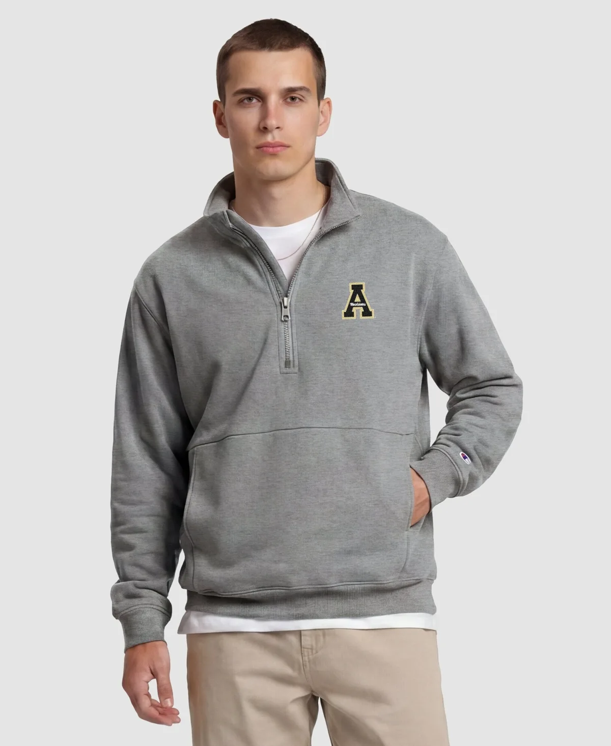 Appalachian State Mountaineers Quarter-Zip Fleece Pullover by Champion