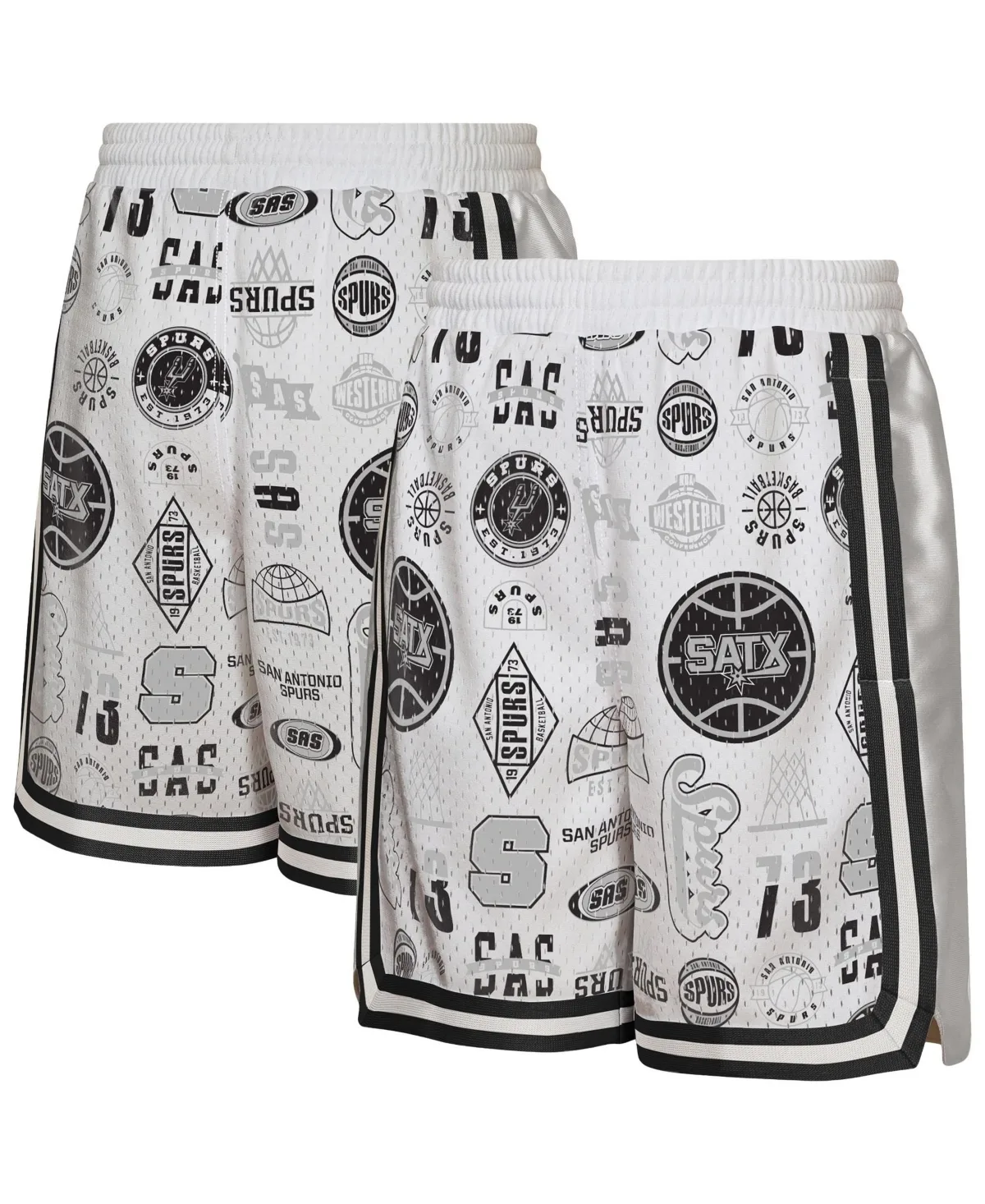 San Antonio Spurs Ball Hog Dazzle Basketball Short by Outerstuff
