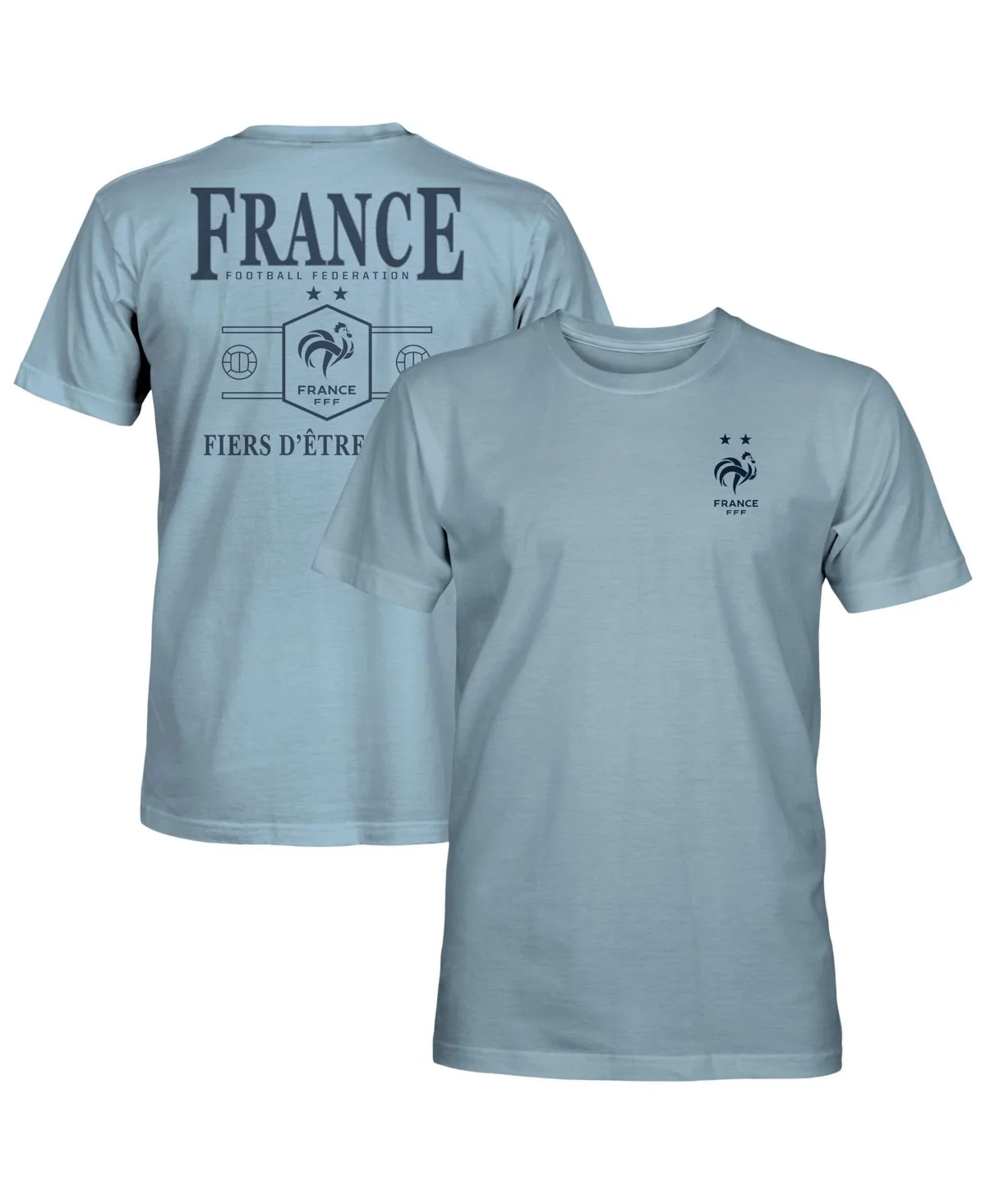 France National Team Two-Tone T-Shirt - Denim by 1863fc