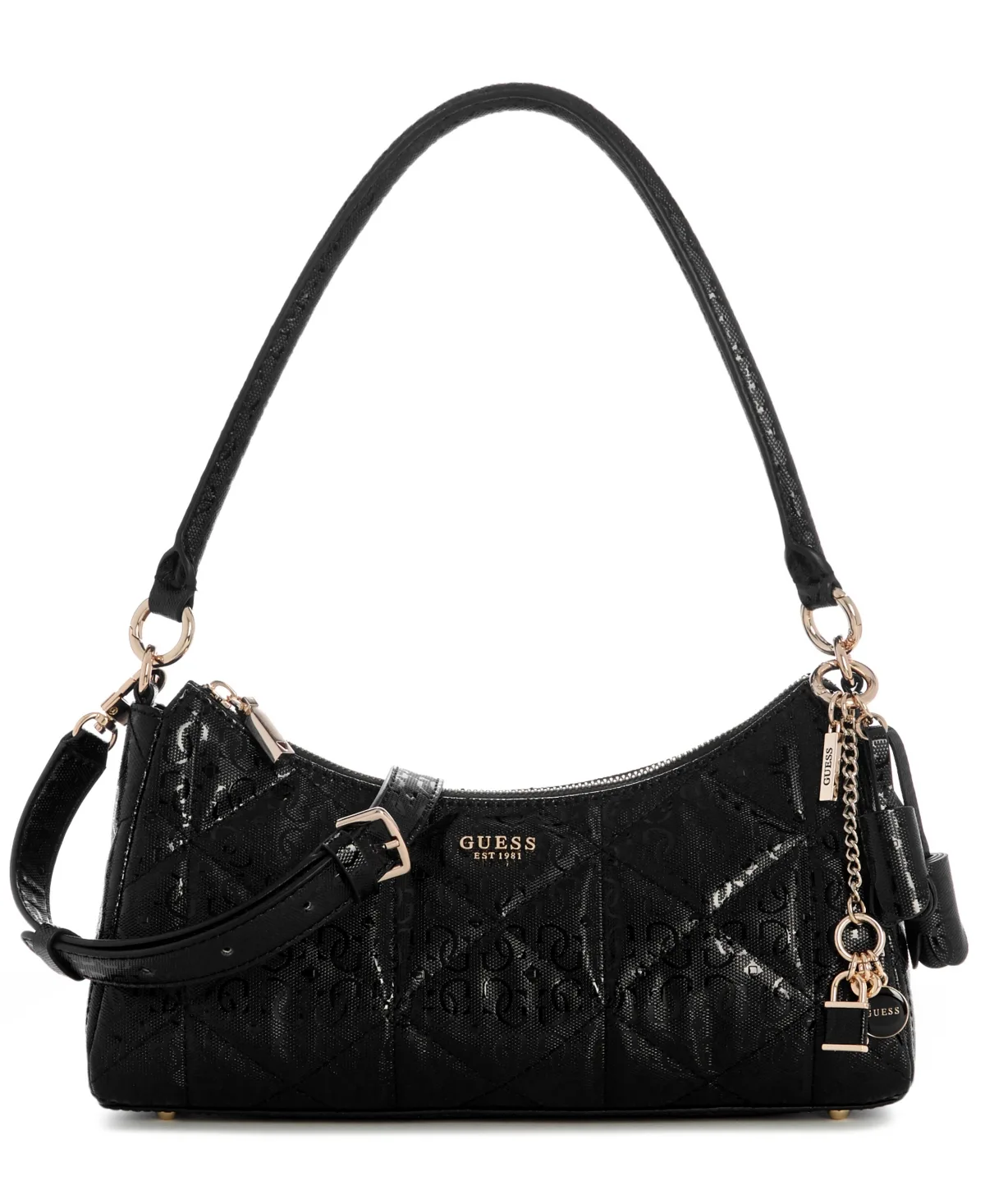 Amy Small Faux Leather Crossbody Shoulder Bag by GUESS