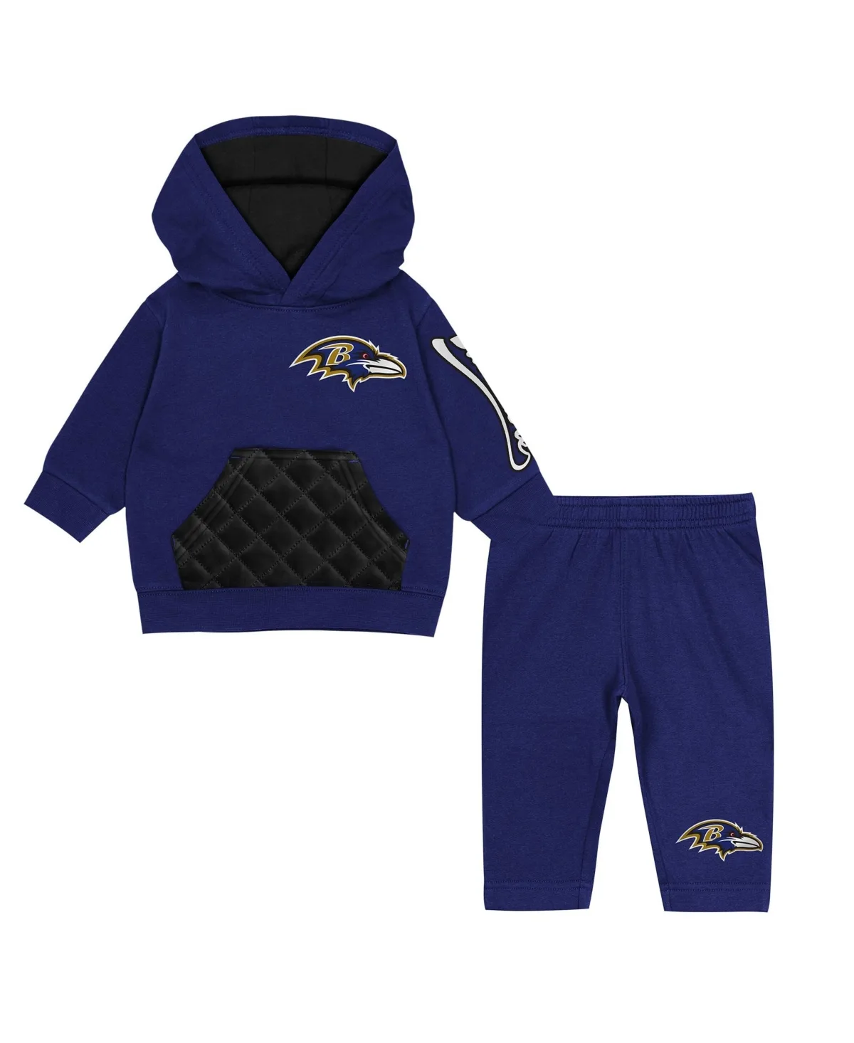 Baltimore Ravens Drive Stopper Hoodie & Pants Fleece Set by Outerstuff