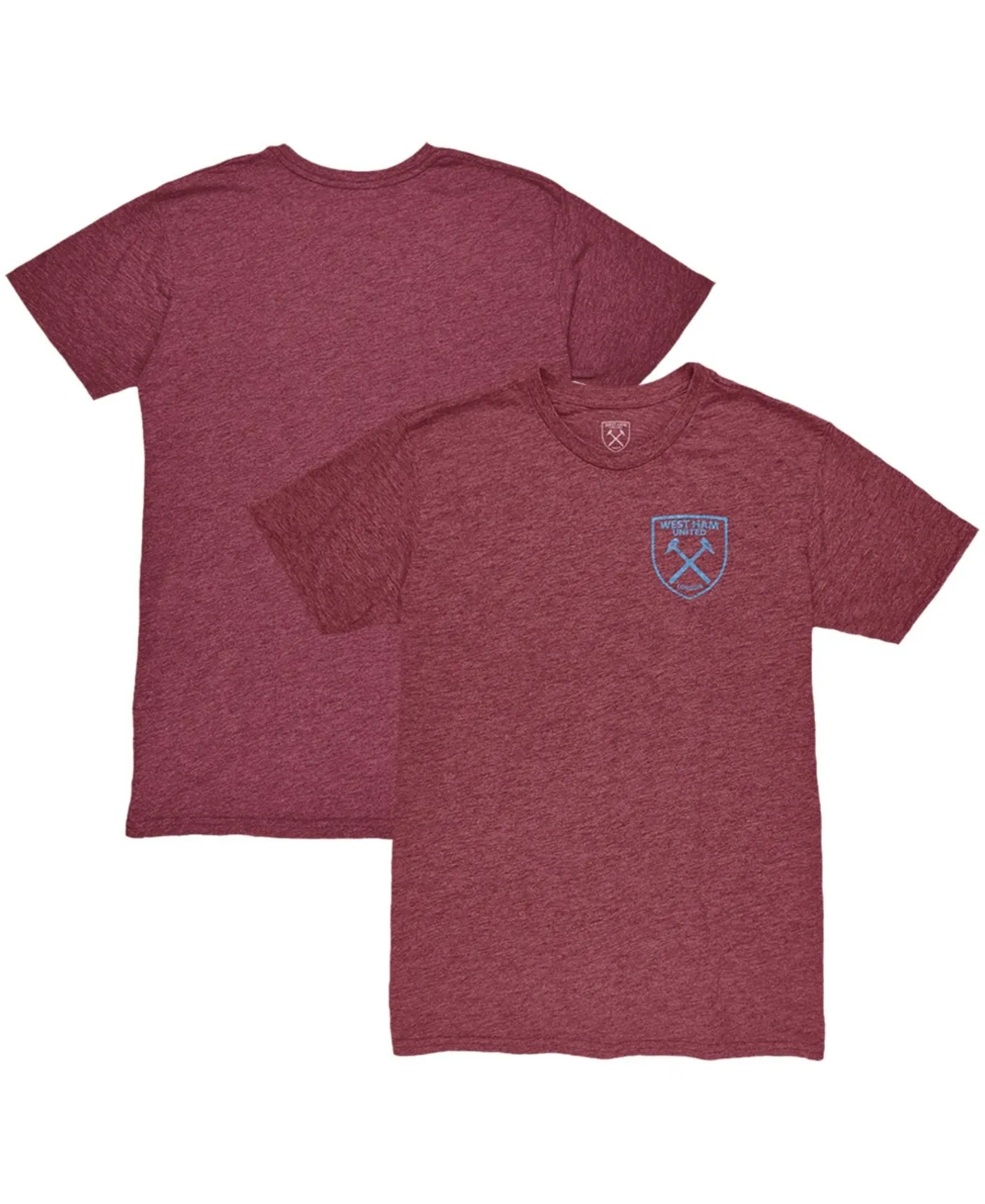 West Ham United Front Back Date Twisted Tri-Blend T-Shirt by 1863fc