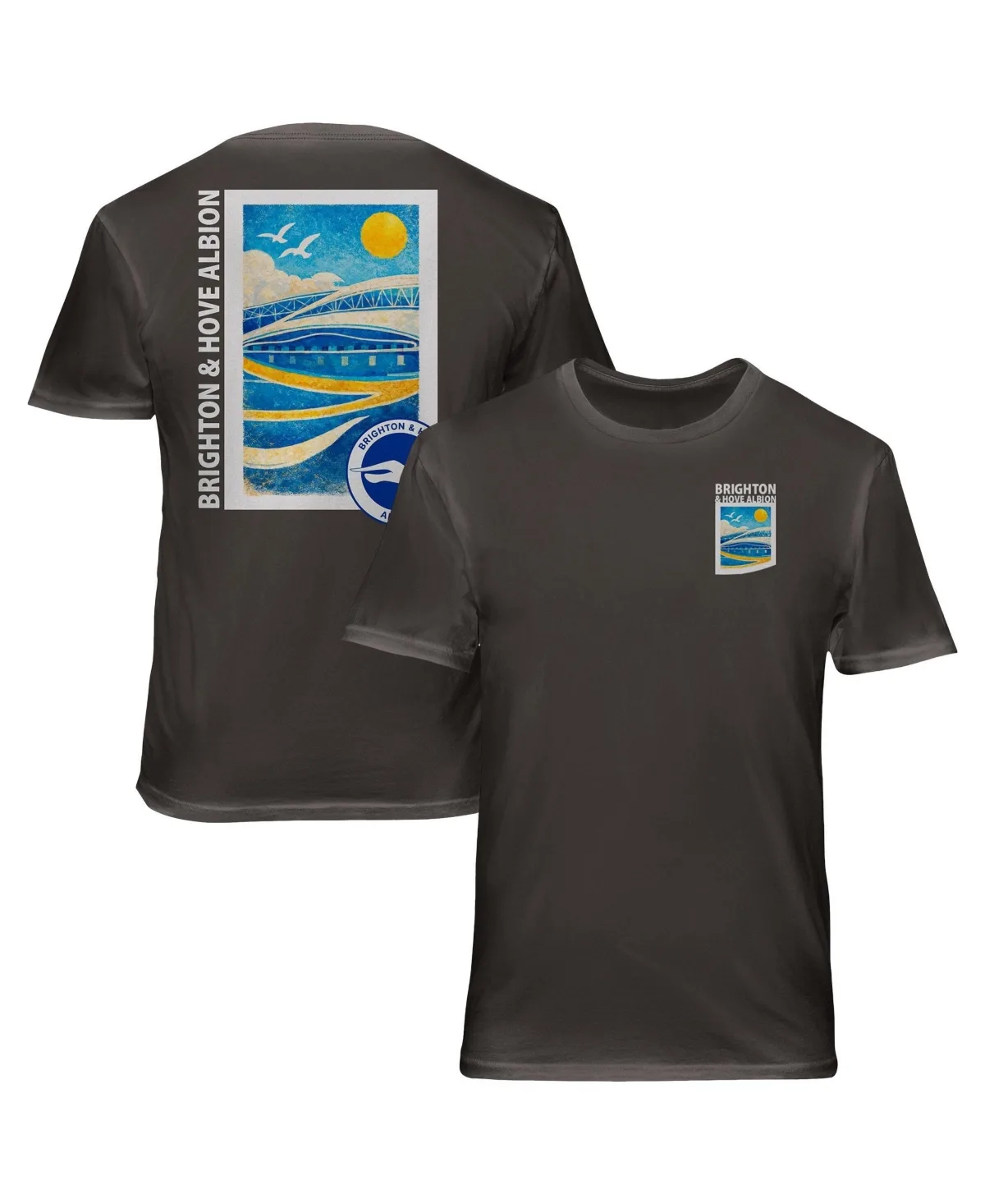 Brighton and Hove Albion Post Stamp Soft Wash T-Shirt by 1863fc