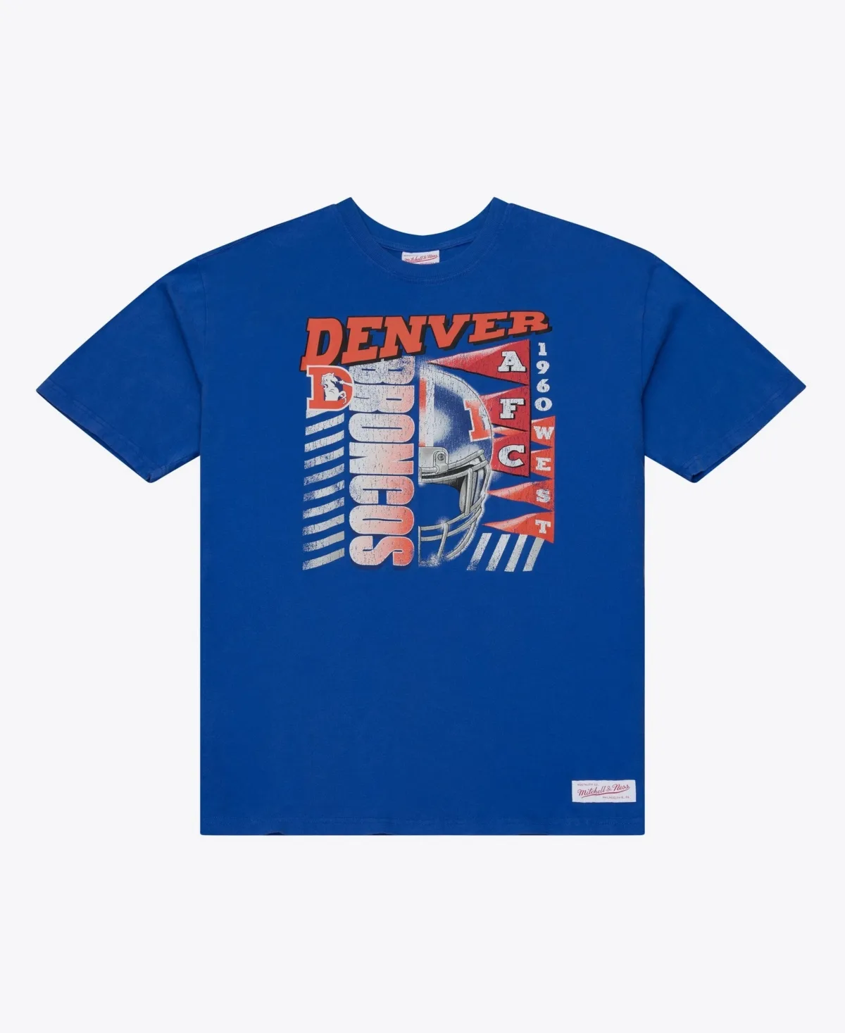 Denver Broncos Core Essentials Street Graphic T-Shirt by Mitchell & Ness