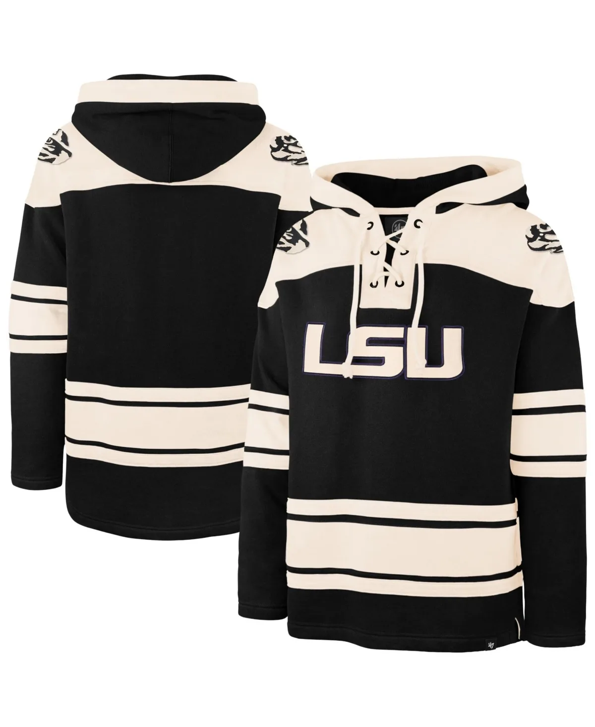 Lsu Tigers Superior Lacer Hoodie by 47 Brand