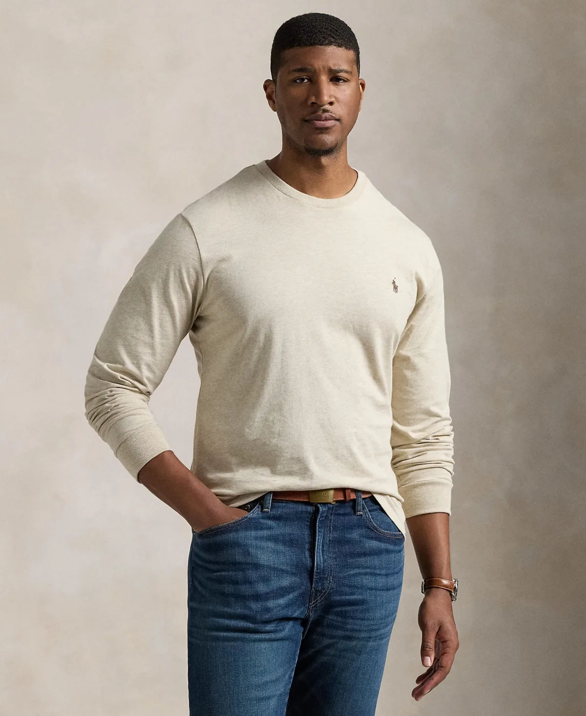 Classic-Fit Jersey Long-Sleeve T-Shirt by Polo Ralph Lauren