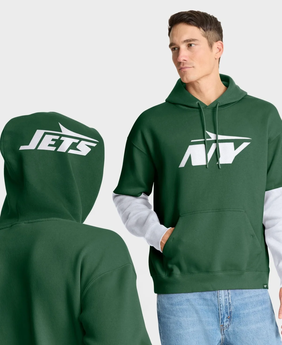 New York Jets Helmet Pullover Hoodie by Fanatics