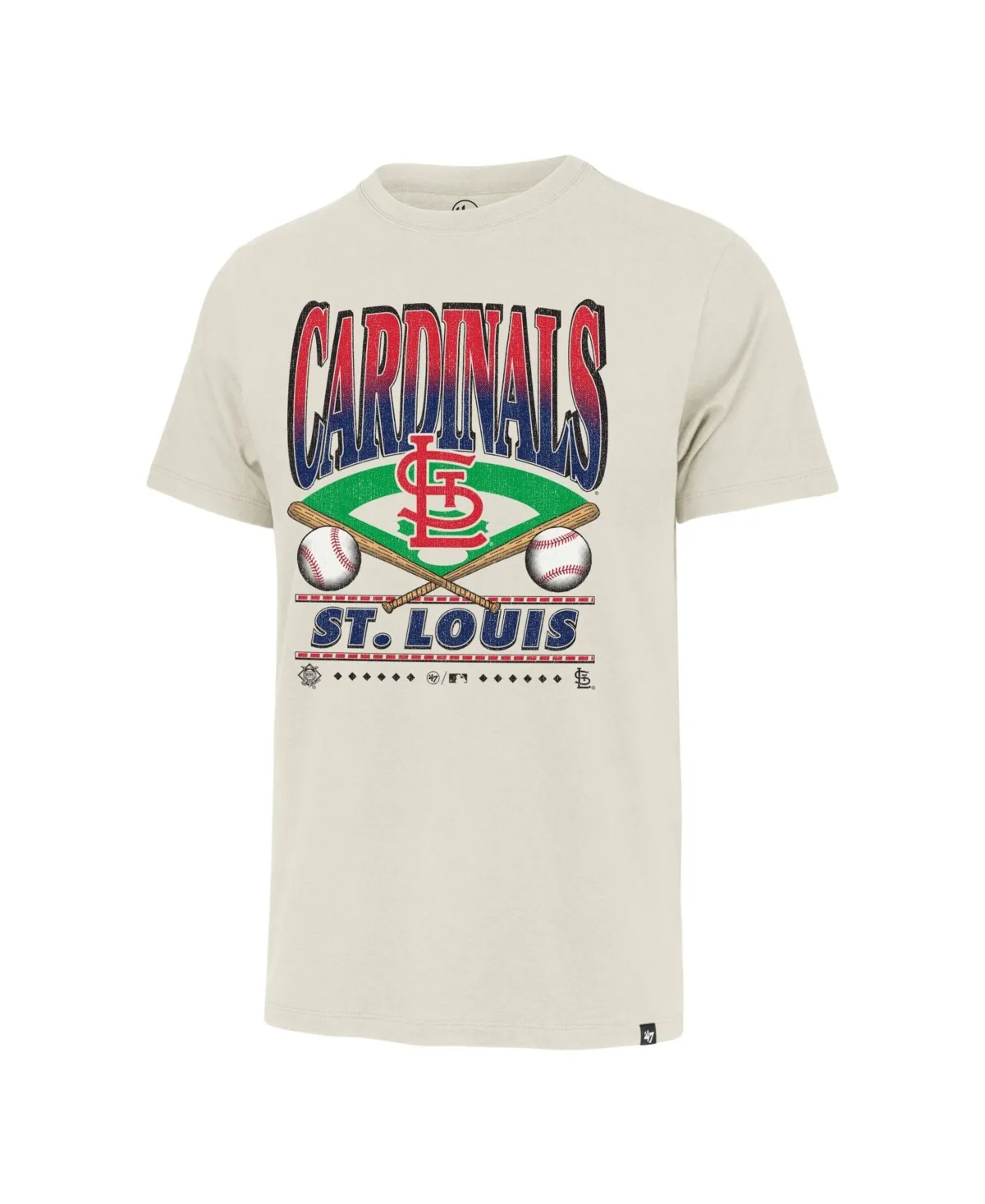 St. Louis Cardinals Straight Shot Two Franklin T-Shirt by 47 Brand