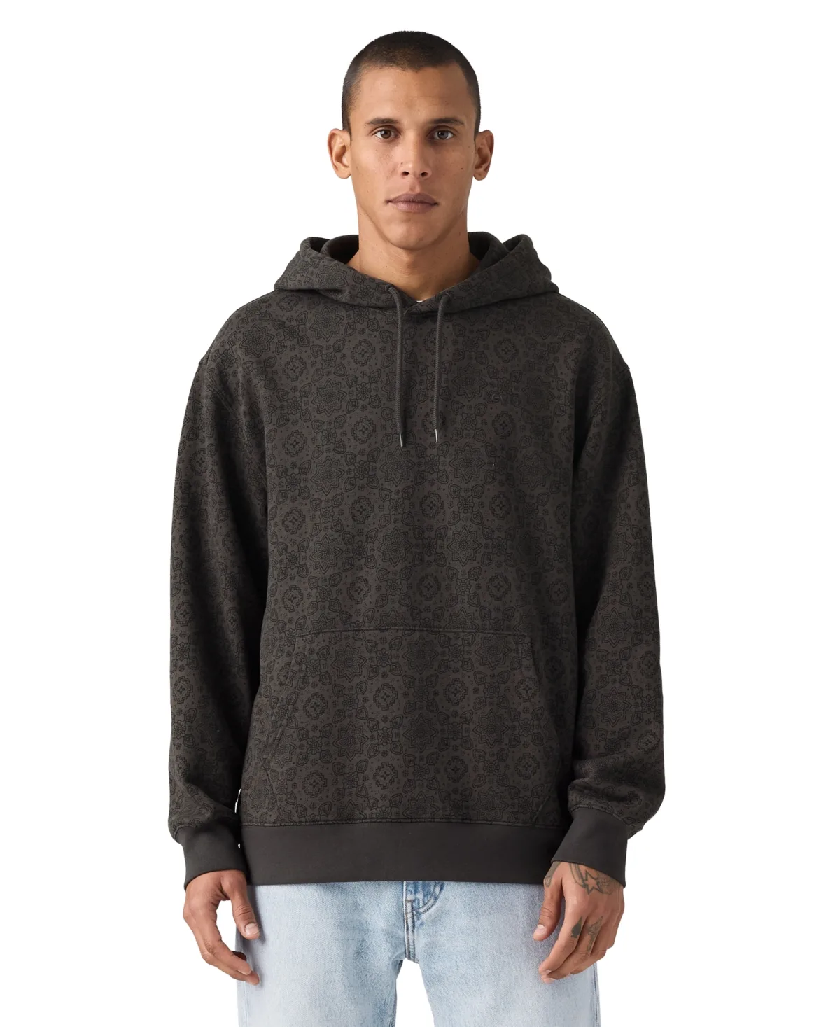 Brushed Fleece Regular Fit Kangaroo Pocket Hoodie by Levi's