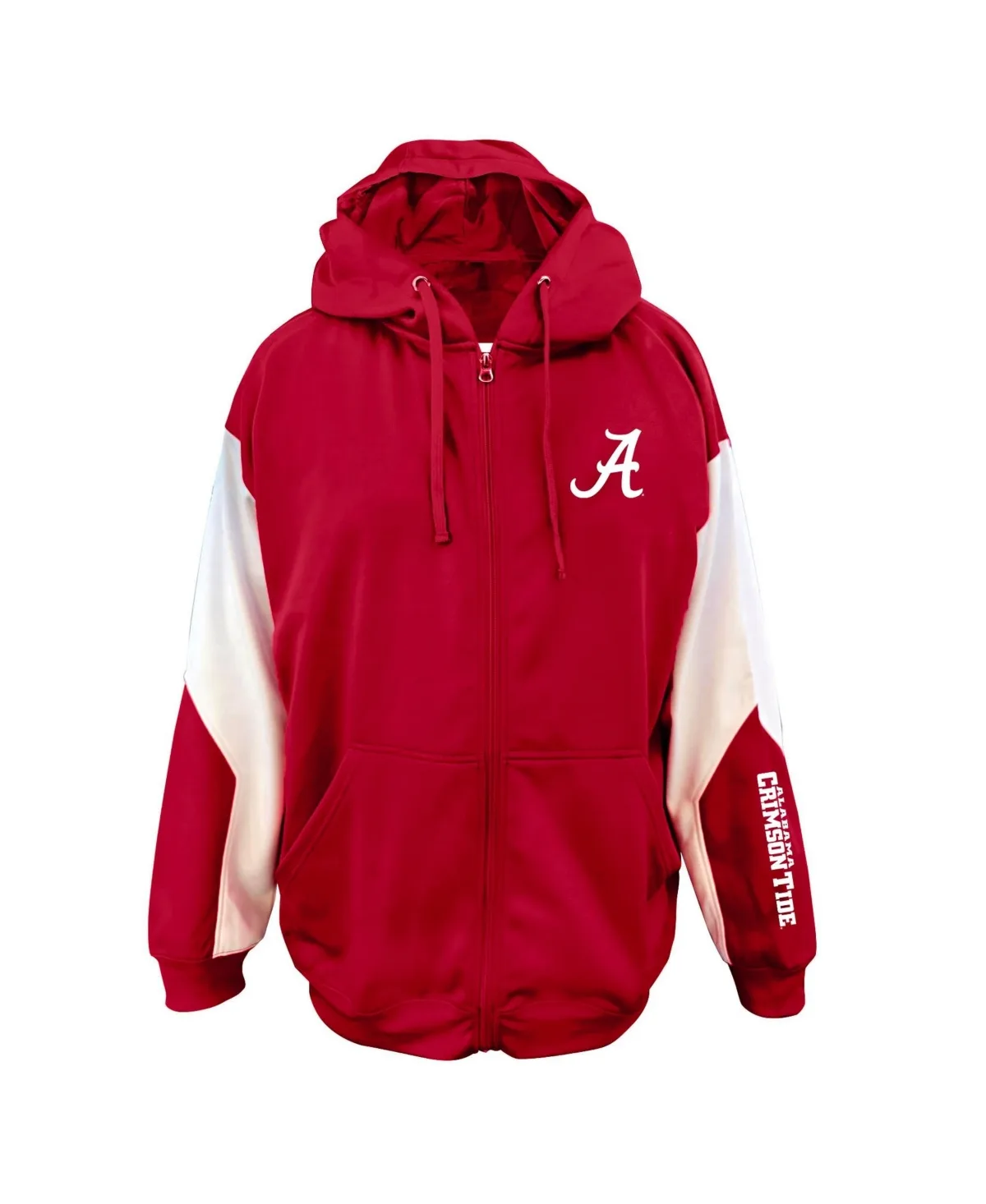 Alabama Crimson Tide Sleeve Block Full-Zip Hoodie by Fanatics