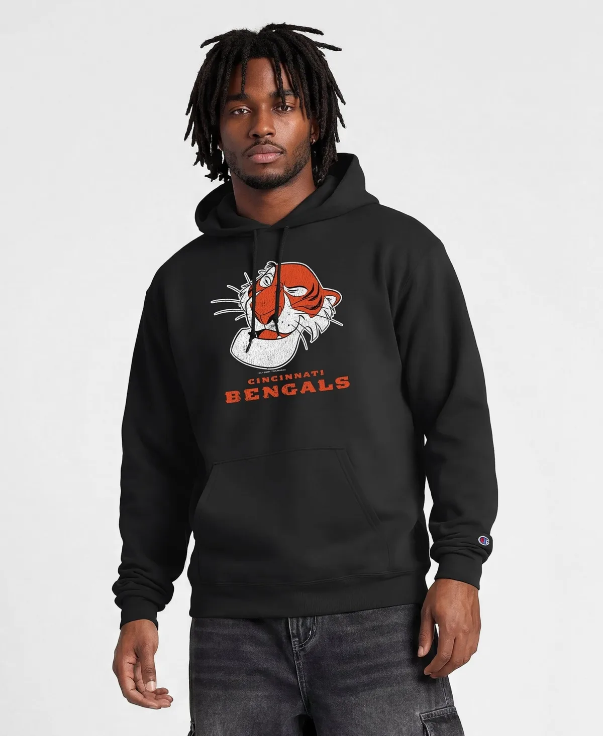 Disney x Cincinnati Bengals Power Blend Full Front Sweatshirt by Champion