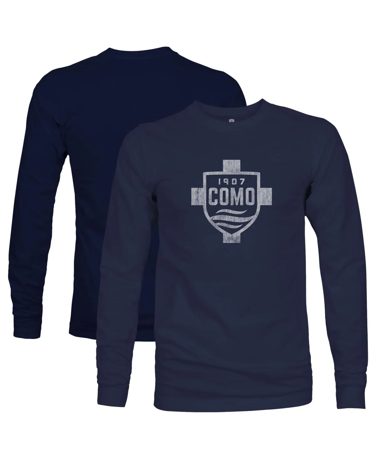 Como 1907 Mono Badge Long-Sleeve T-Shirt by 1863fc