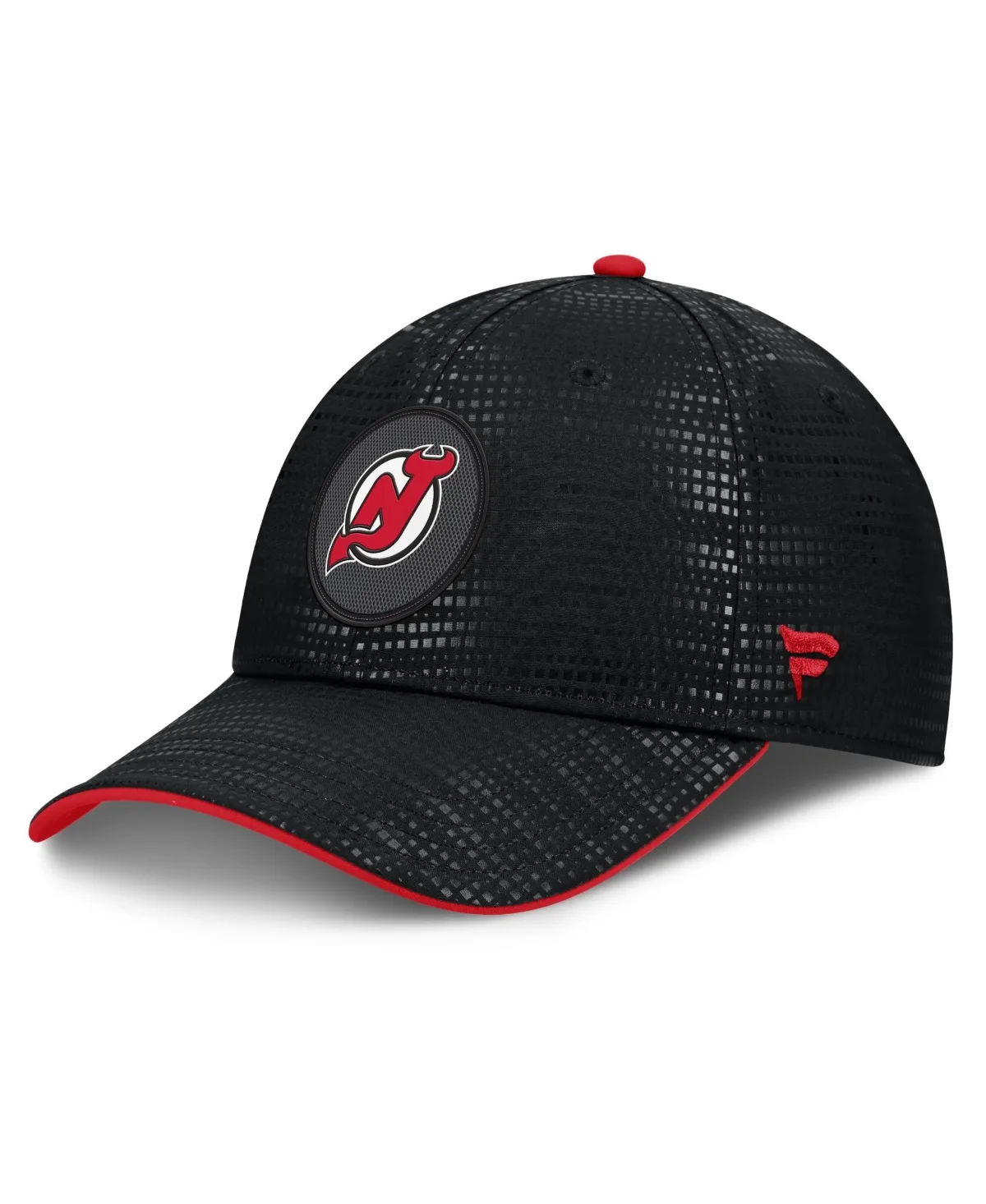New Jersey Devils Authentic Pro Rink Debossed Stretch Fit Hat by Fanatics