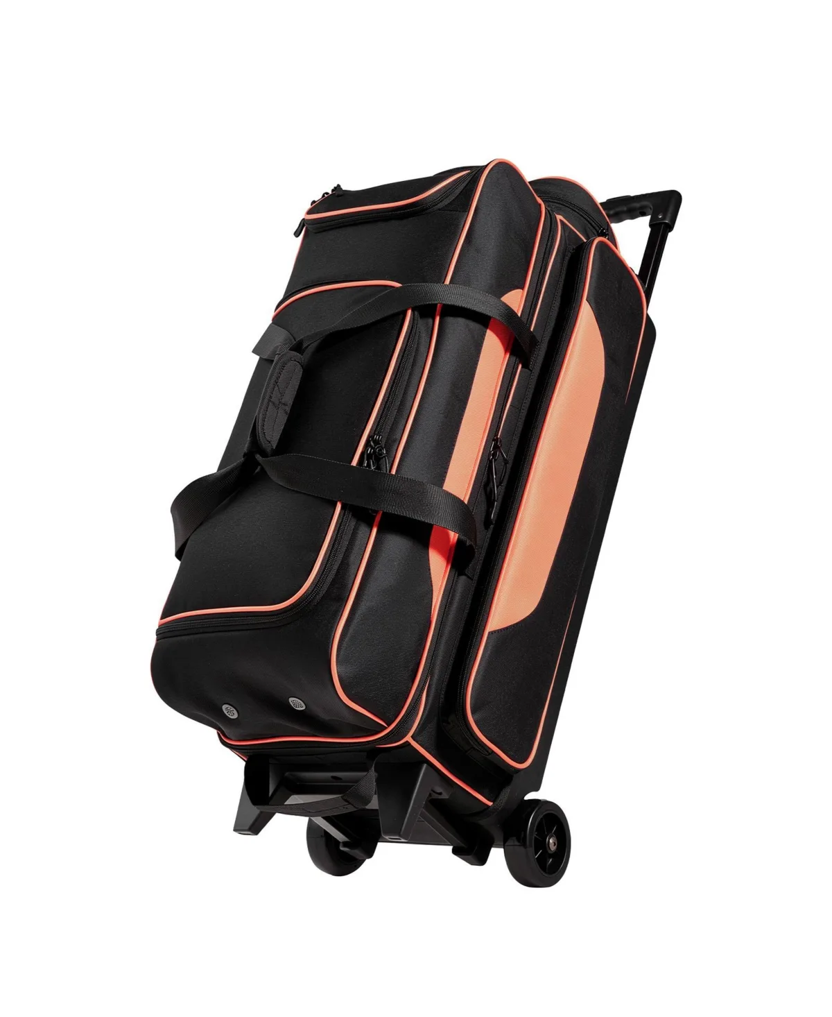 Three Ball Double Roller Bowling Bag Retractable Handle by Hongge