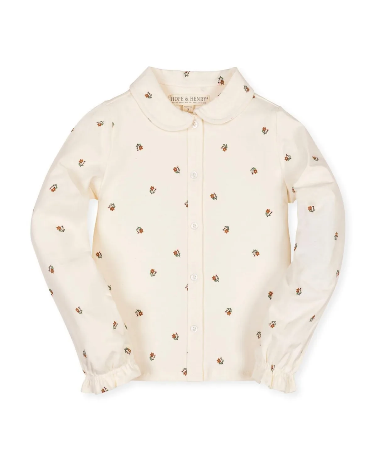 Organic Peter Pan Collar Knit Top by Hope & Henry