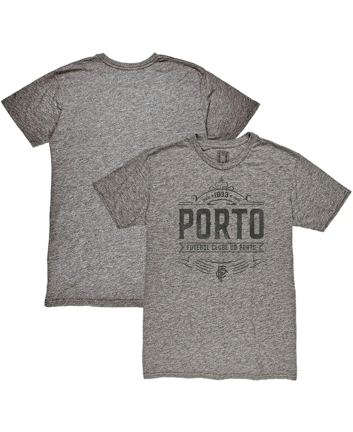 Fc Porto Retro Flourish Twisted Tri-Blend Slub T-Shirt by 1863fc