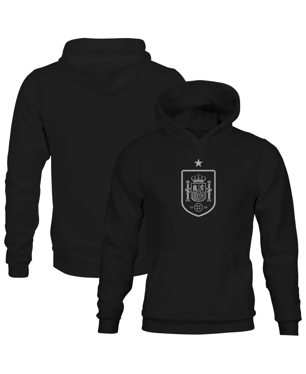 Spain National Team Mono Badge Fleece Hoodie by 1863fc