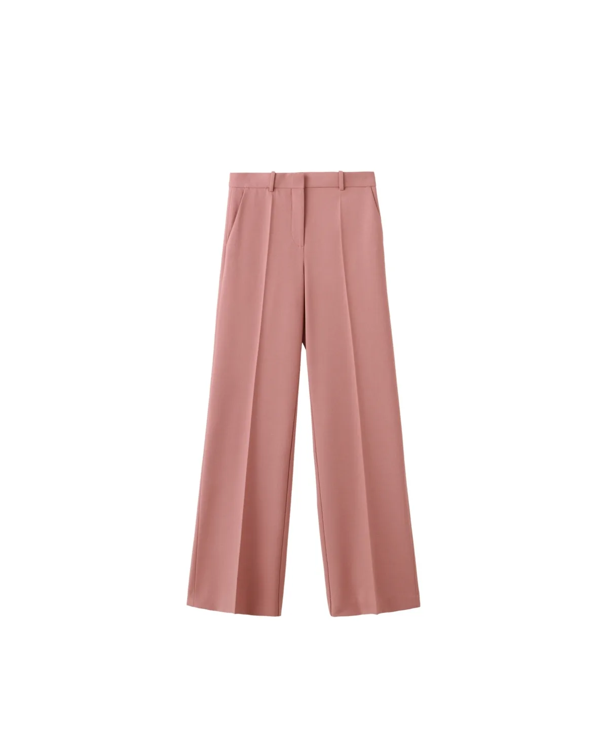 Straight-Fit Mid-Rise Suit Pants by Mango