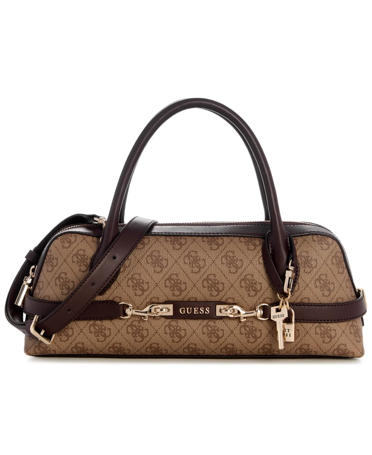 Cynthia Logo Box Satchel by GUESS