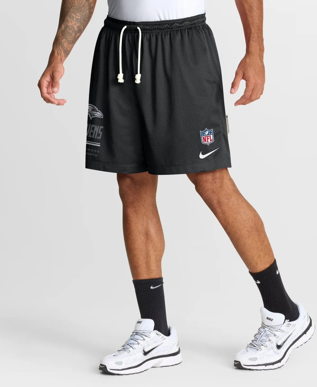 Baltimore Ravens Sideline Standard Issue Dri-Fit Reversible Shorts by Nike