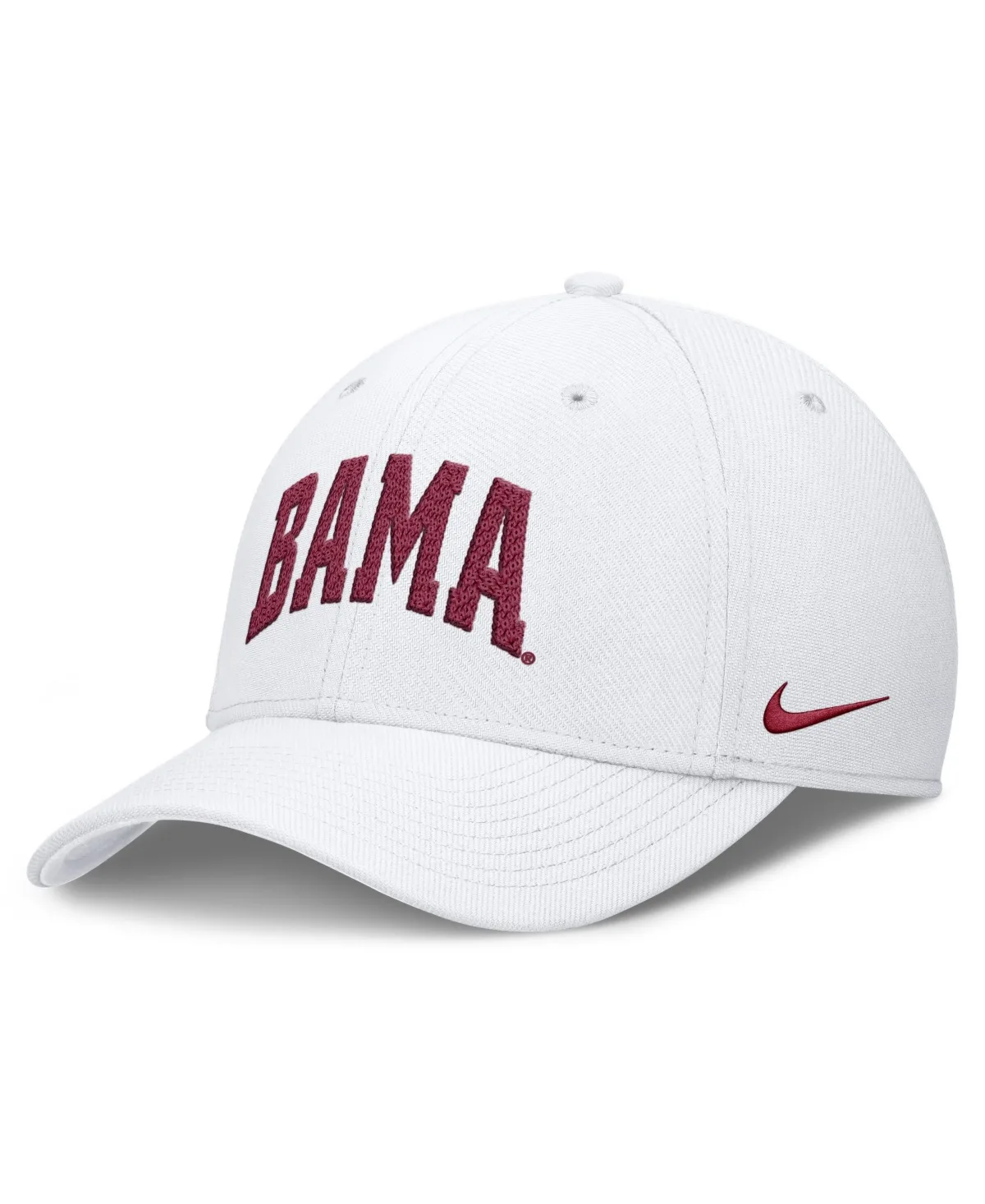 Alabama Crimson Tide Letter Rise Swoosh Flex Dri-Fit Hat by Nike