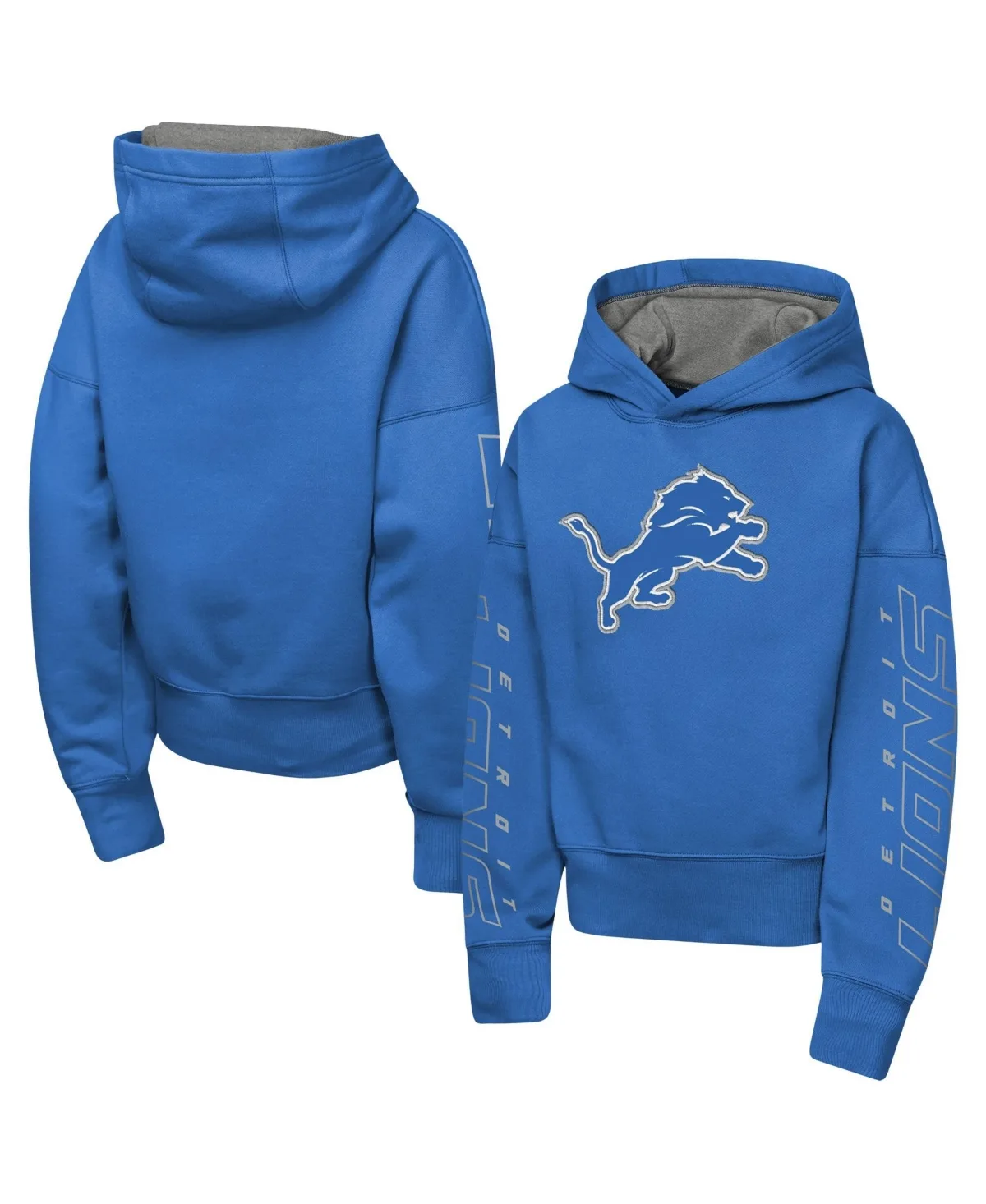 Detroit Lions Miss Tailgate Color Block Hoodie by Outerstuff
