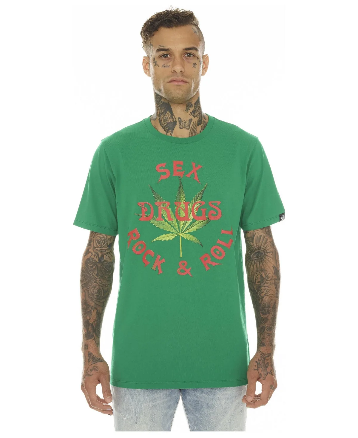 Hvman Chosen to Prevail x Cult Graphic Crewneck T-Shirt by X