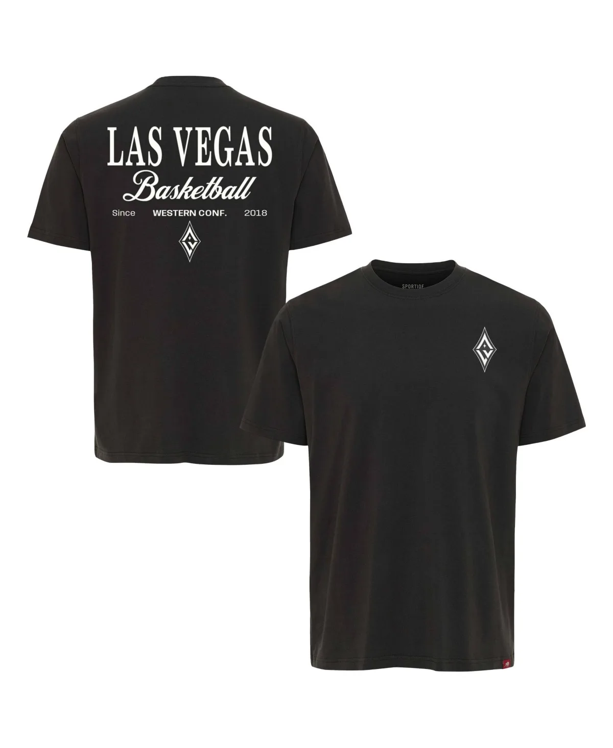Las Vegas Aces Athletic Club Collection Duke Relaxed Fit Premium T-Shirt by Sportiqe