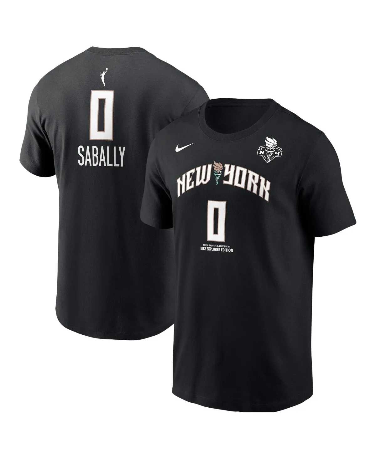 Satou Sabally New York Liberty Explorer Edition Name & Number T-Shirt by Nike