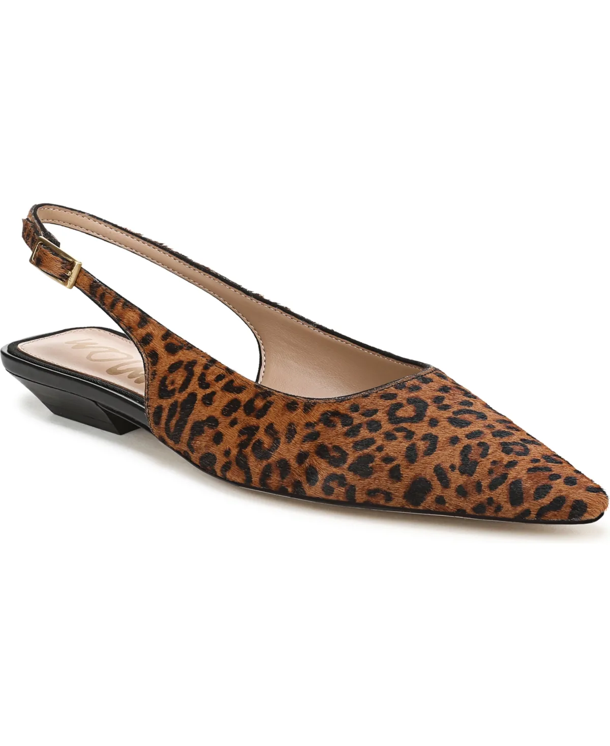 Netty Slingback Flats - Leopard Print Brahma Hair by Sam Edelman