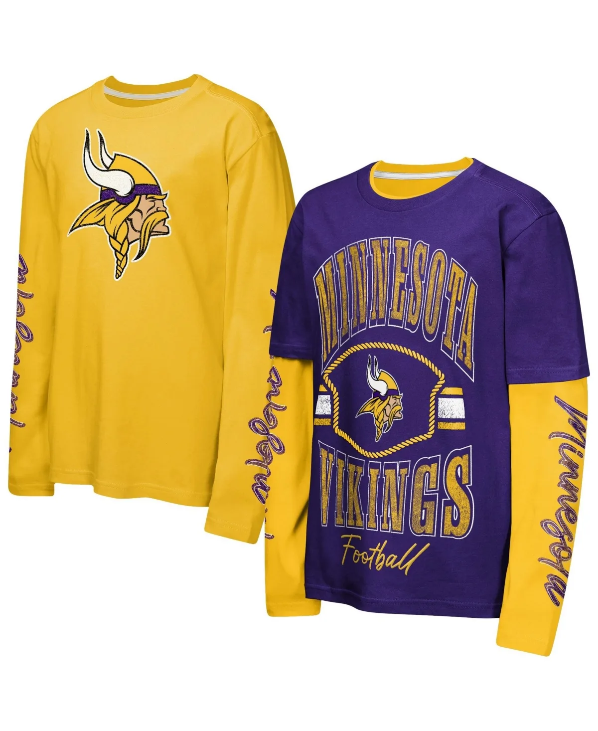 Minnesota Vikings Motion T-Shirt Combo Set, 2-Piece by Outerstuff