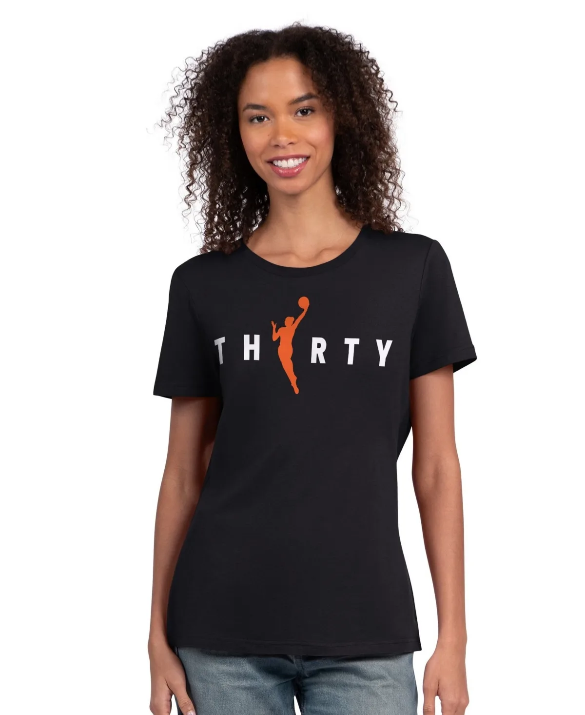 New York Liberty Wnba 30th Anniversary Scoop Neck T-Shirt by Starter