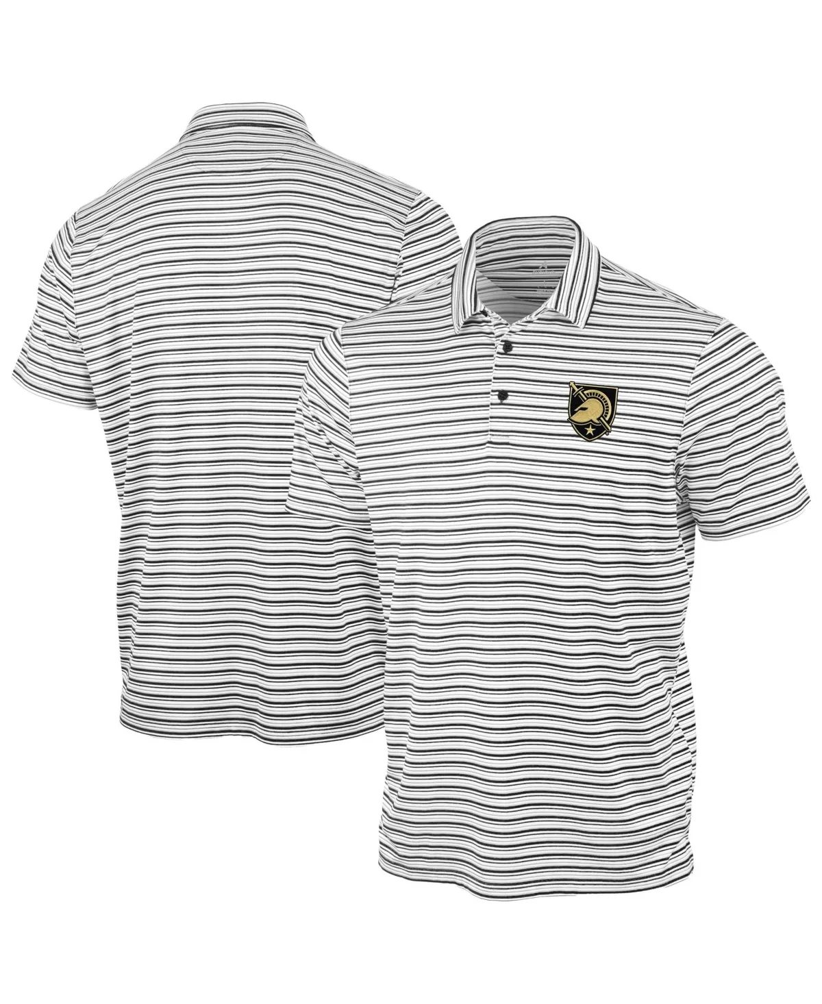 Army Black Knights Space Stripe Polo Shirt by Antigua
