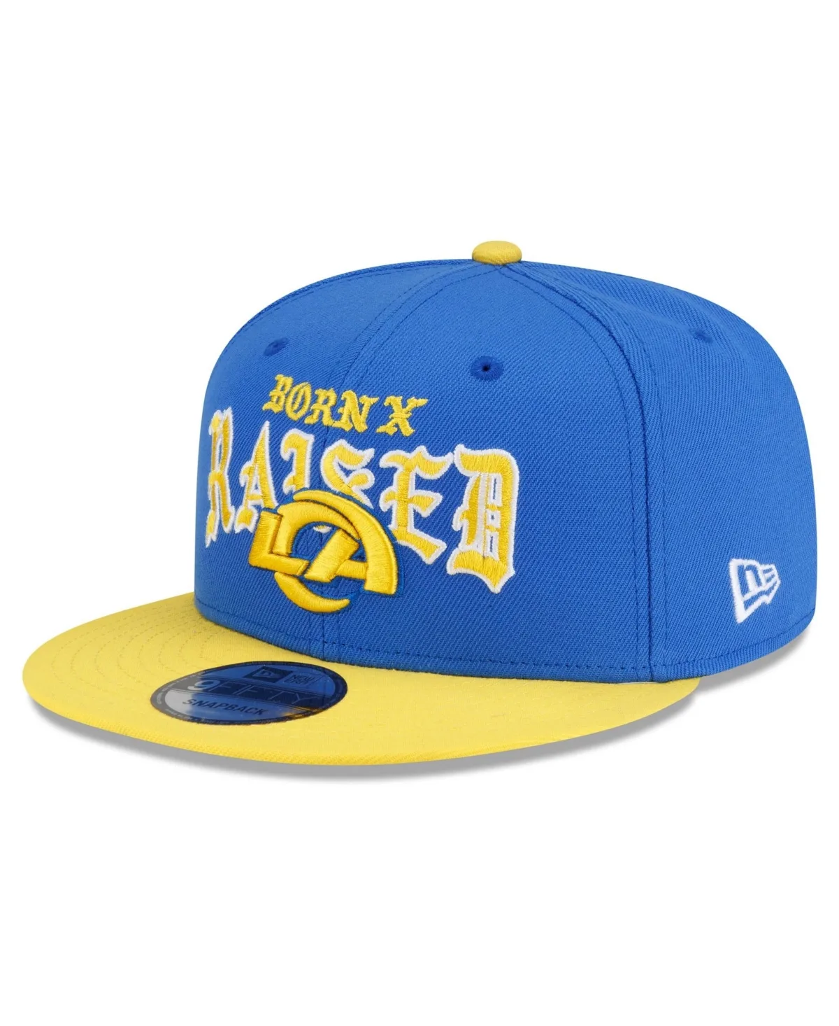 New Era x Born x Raised Los Angeles Rams 9FIFTY Snapback Hat by New Era