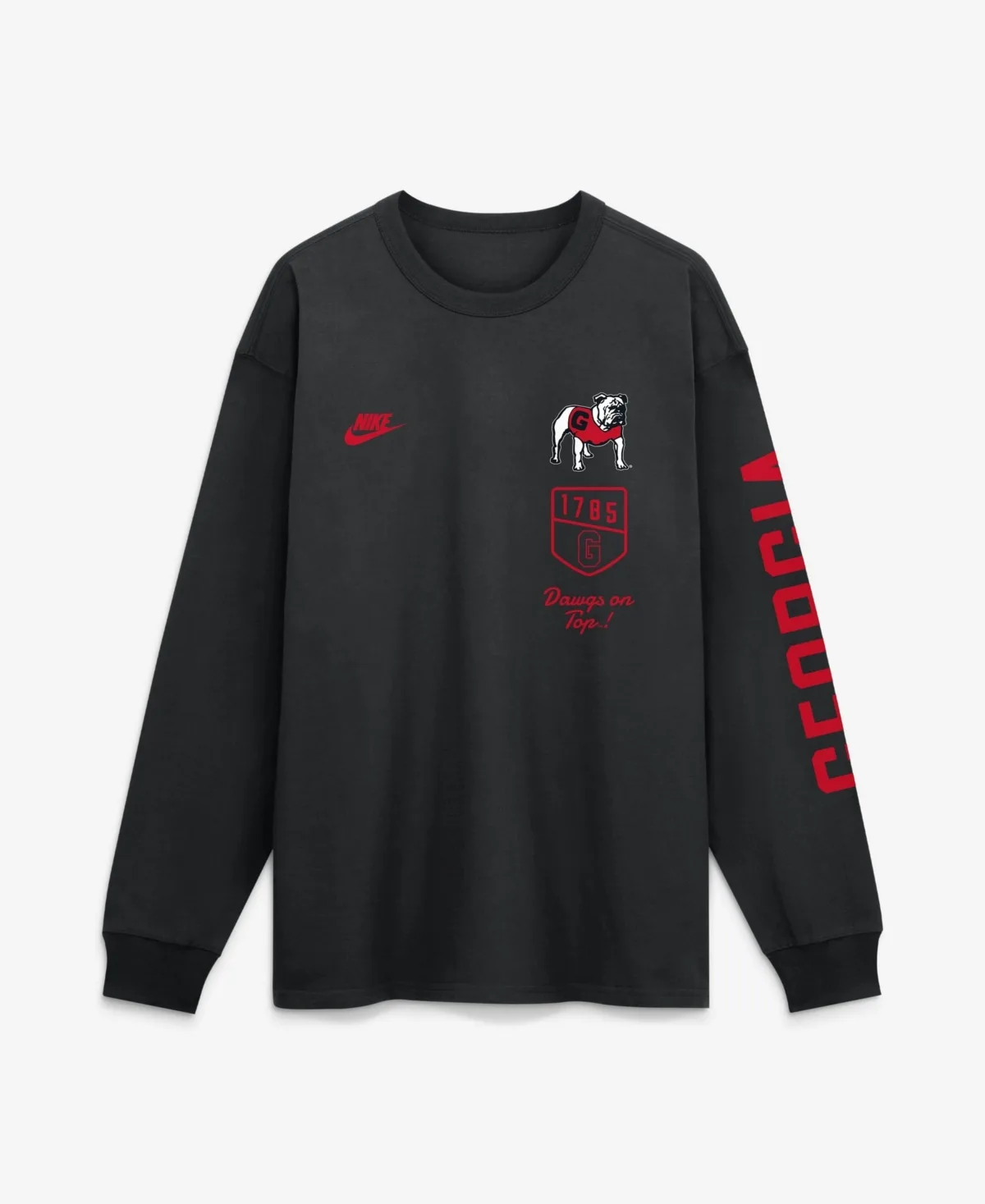 Georgia Bulldogs Max 90 Legacy Multi Graphic Long-Sleeve T-Shirt by Nike