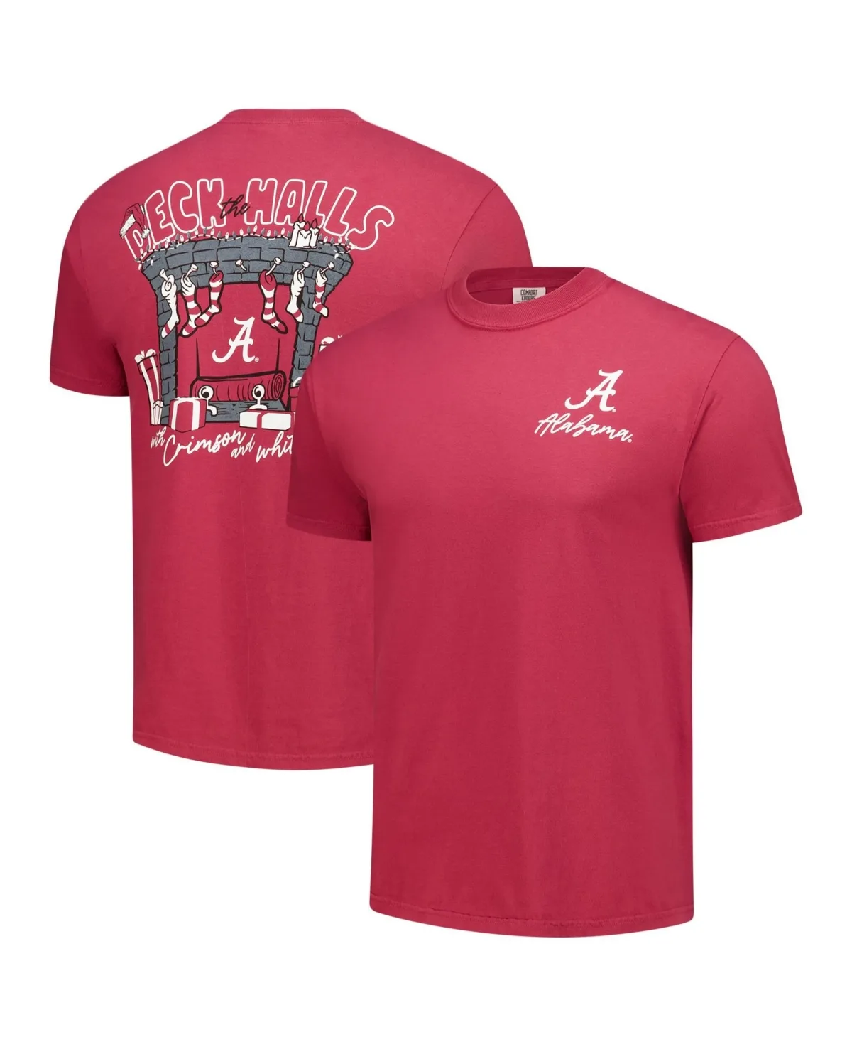 Alabama Crimson Tide Deck the Halls Comfort Colors T-Shirt by Image One