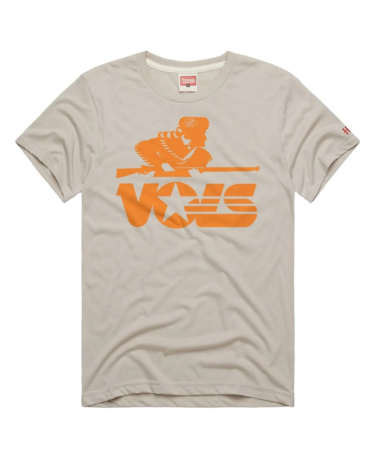 Tennessee Volunteers Vintage 1983 Logo Tri-Blend T-Shirt - Stone by Homage